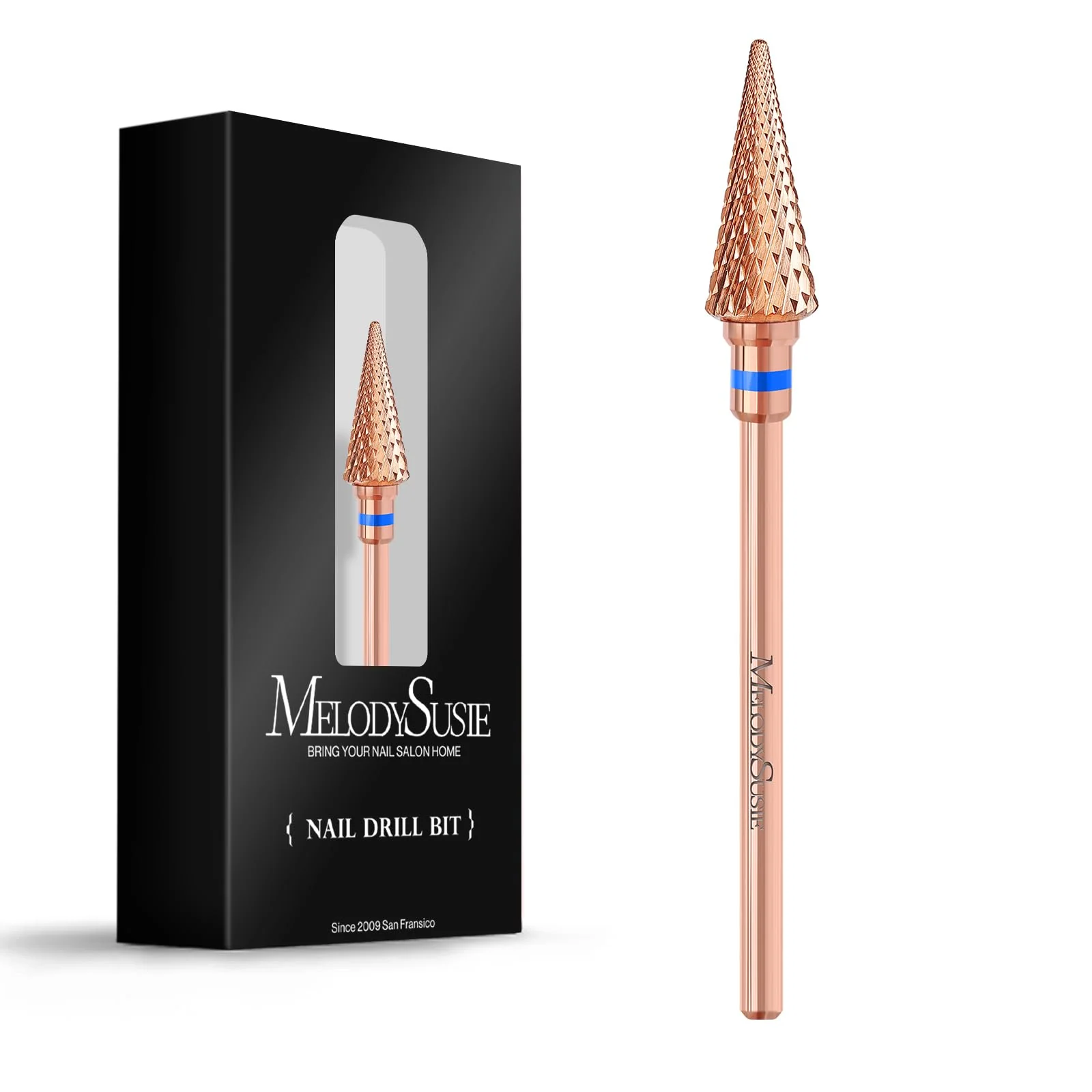 Tapered Nib Carbide Tungsten Nail Drill Bit for Gel and Acrylic