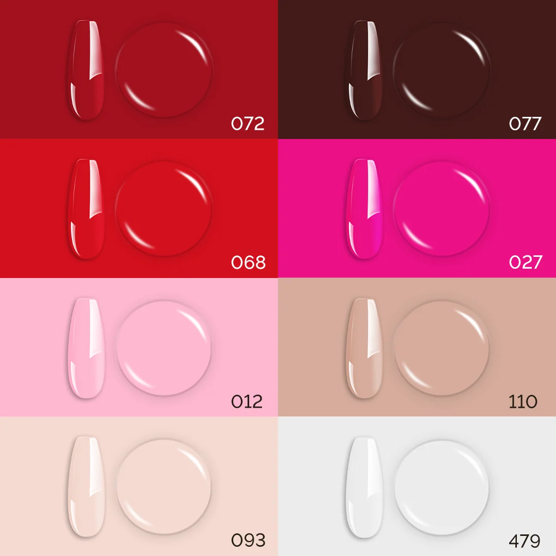 Lovely Sweetheart HEMA-Free Gel Nail Polish Gift Box with 8 Shades