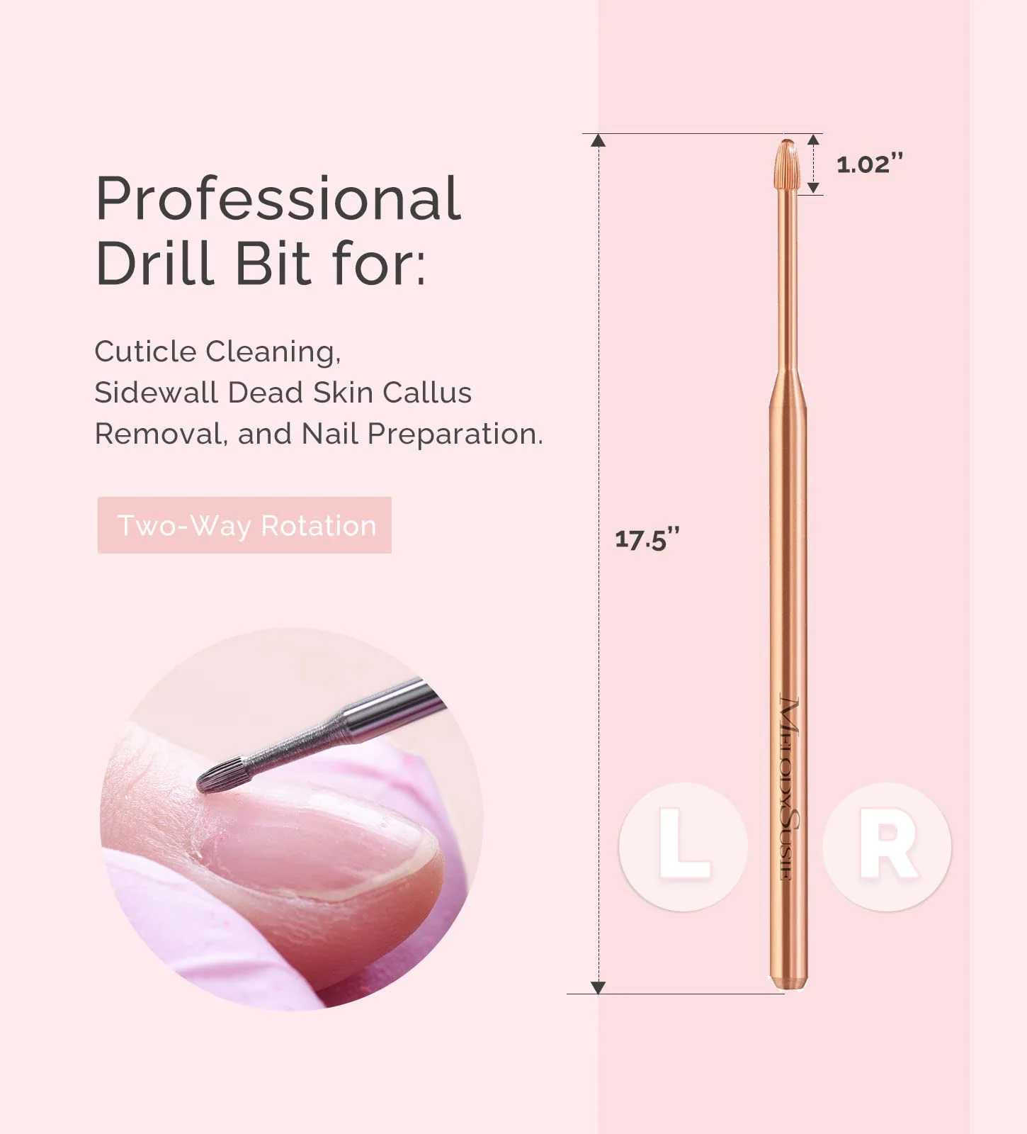 Tungsten Carbide Nail Cleaner Nail Drill Bit