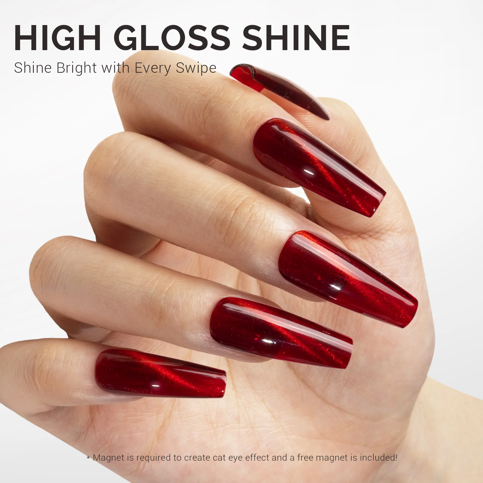 Jeweliver Cat Eye Gel Nail Polish - 12 Colors