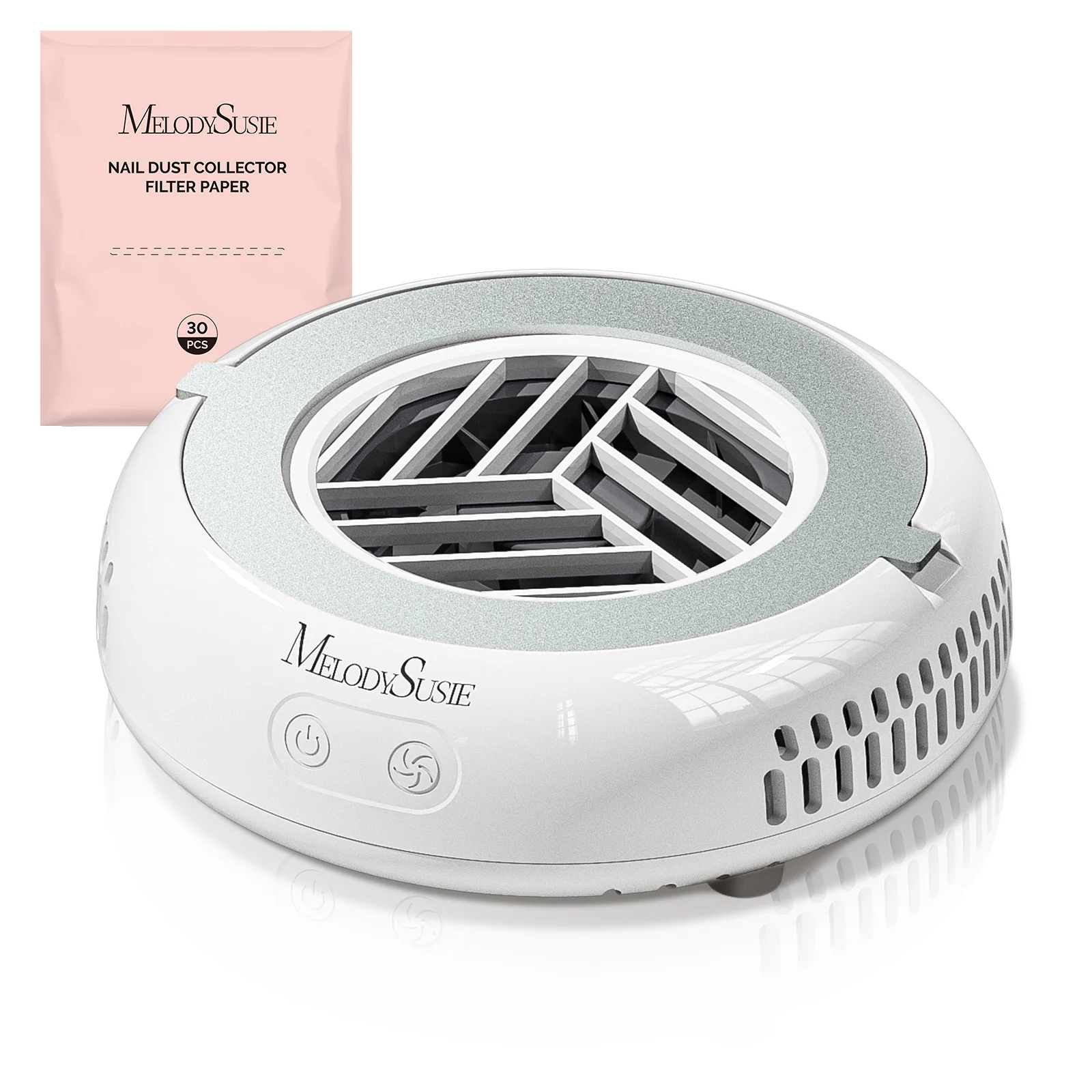 HProA Nail Dust Collector in Mint Green with 30 Filter Papers