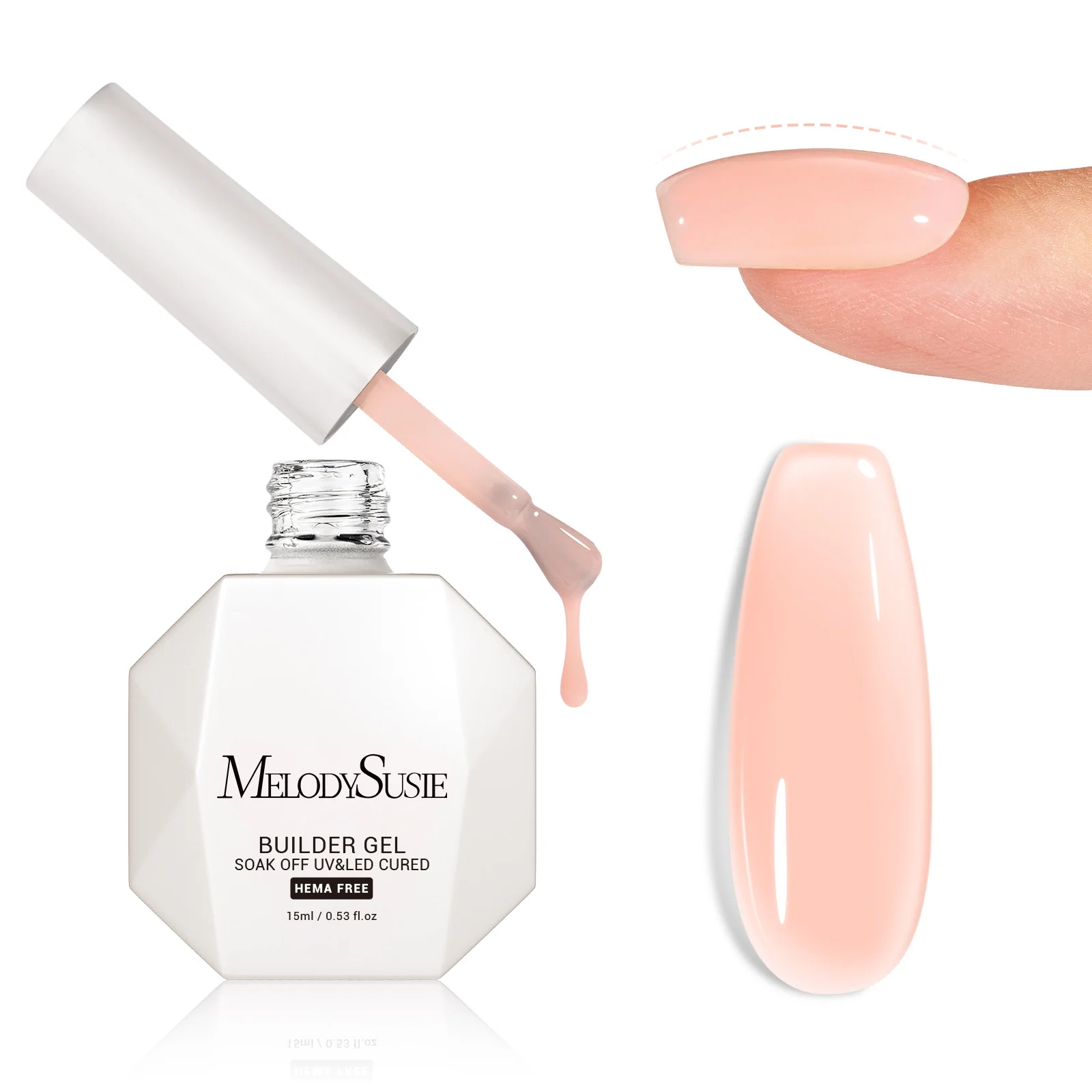 HEMA-Free & TPO-Free 建构甲油胶 15ml、15ml