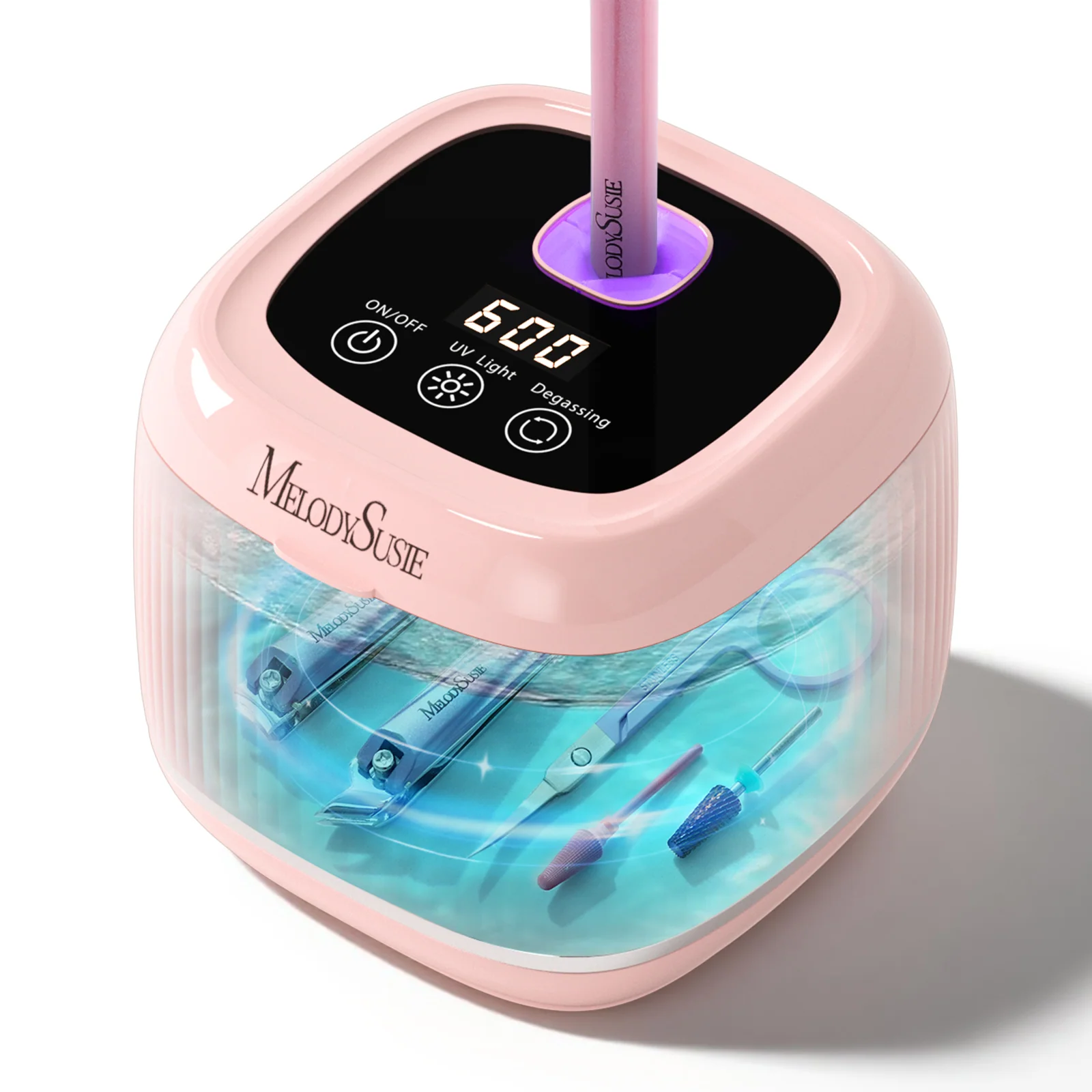 2 in 1 Ultrasonic Cleaner Machine for Manicure