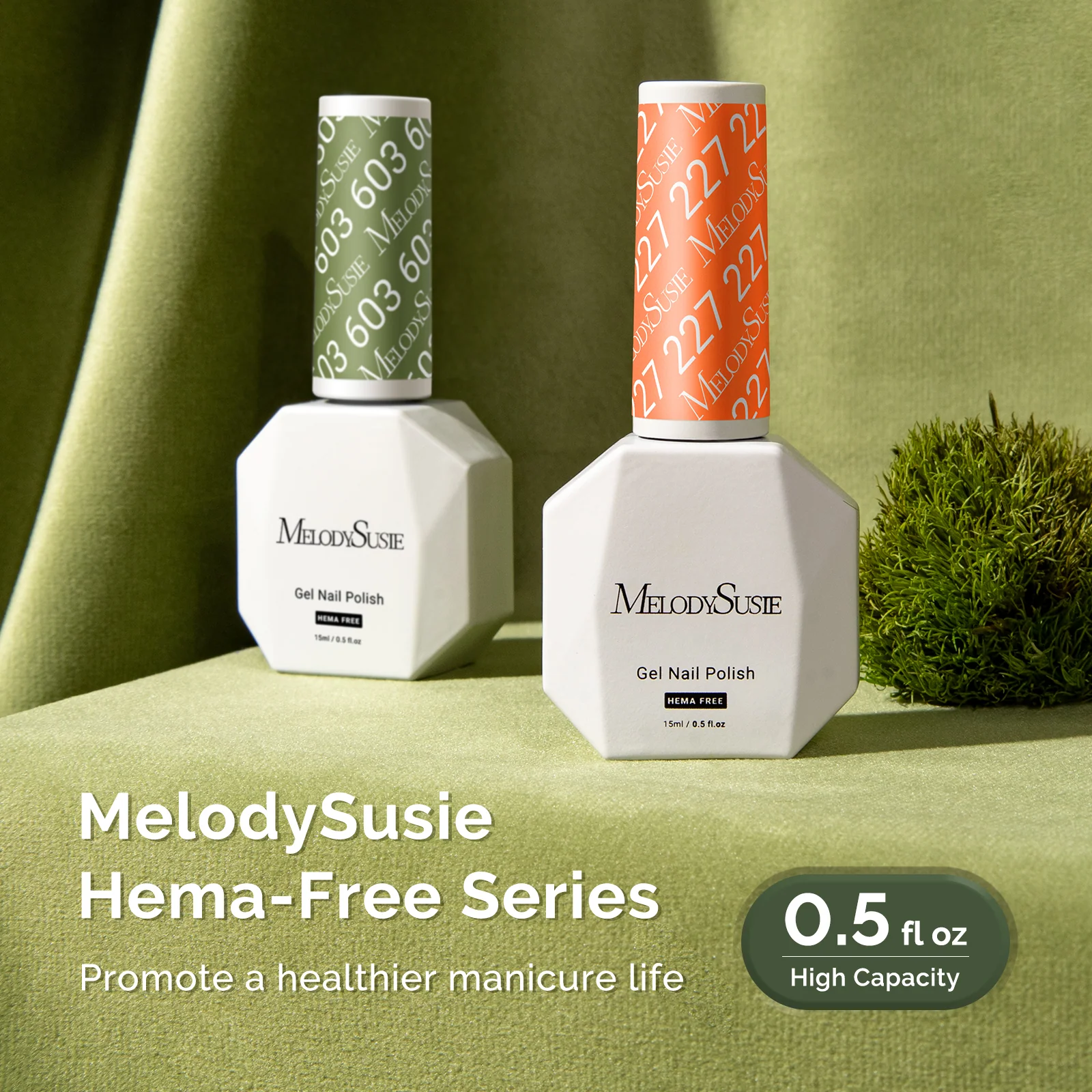 227 Blood Orange HEMA-Free Gel Nail Polish, 0.5 fl oz/15ml