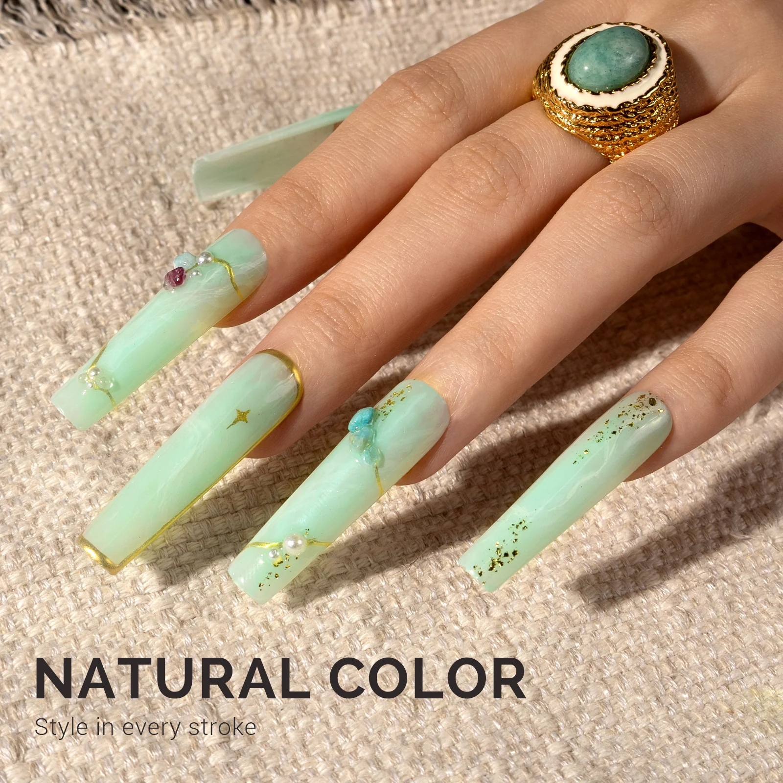 Jeweliver Jelly TPO-Free Gel Polish 15ml Green Lolite 15ml JFR58