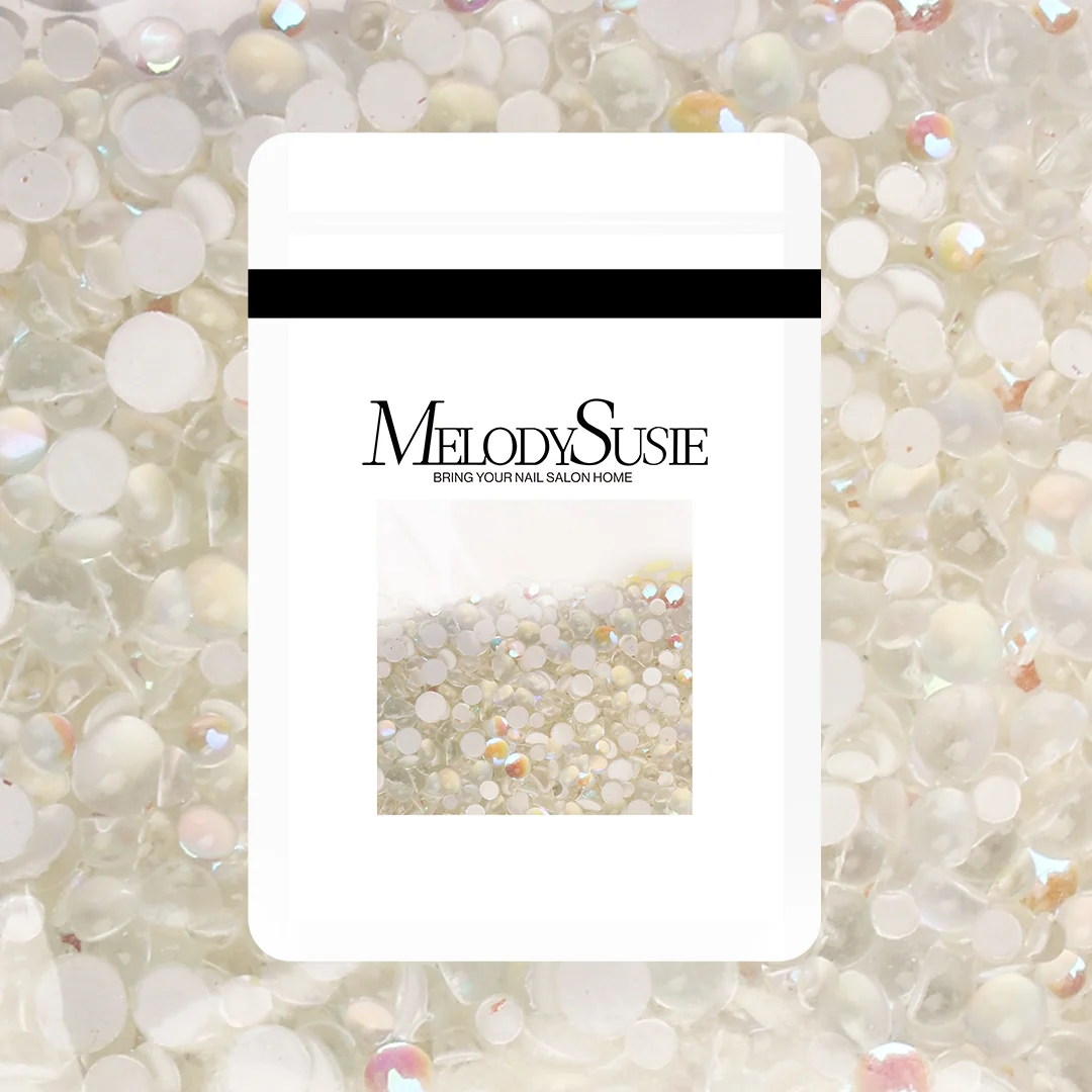 1440Pcs Mermaid Nail Rhinestones Set