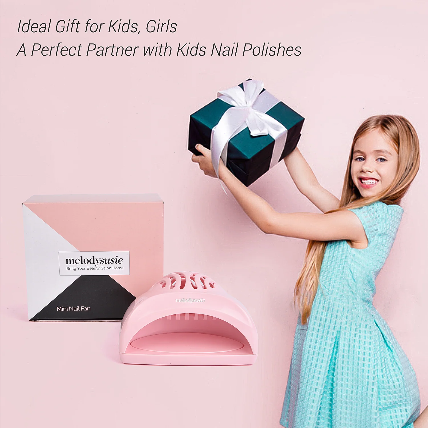 P-Art-Fan Mini Fan Nail Lamp for Quick Drying Regular Polish