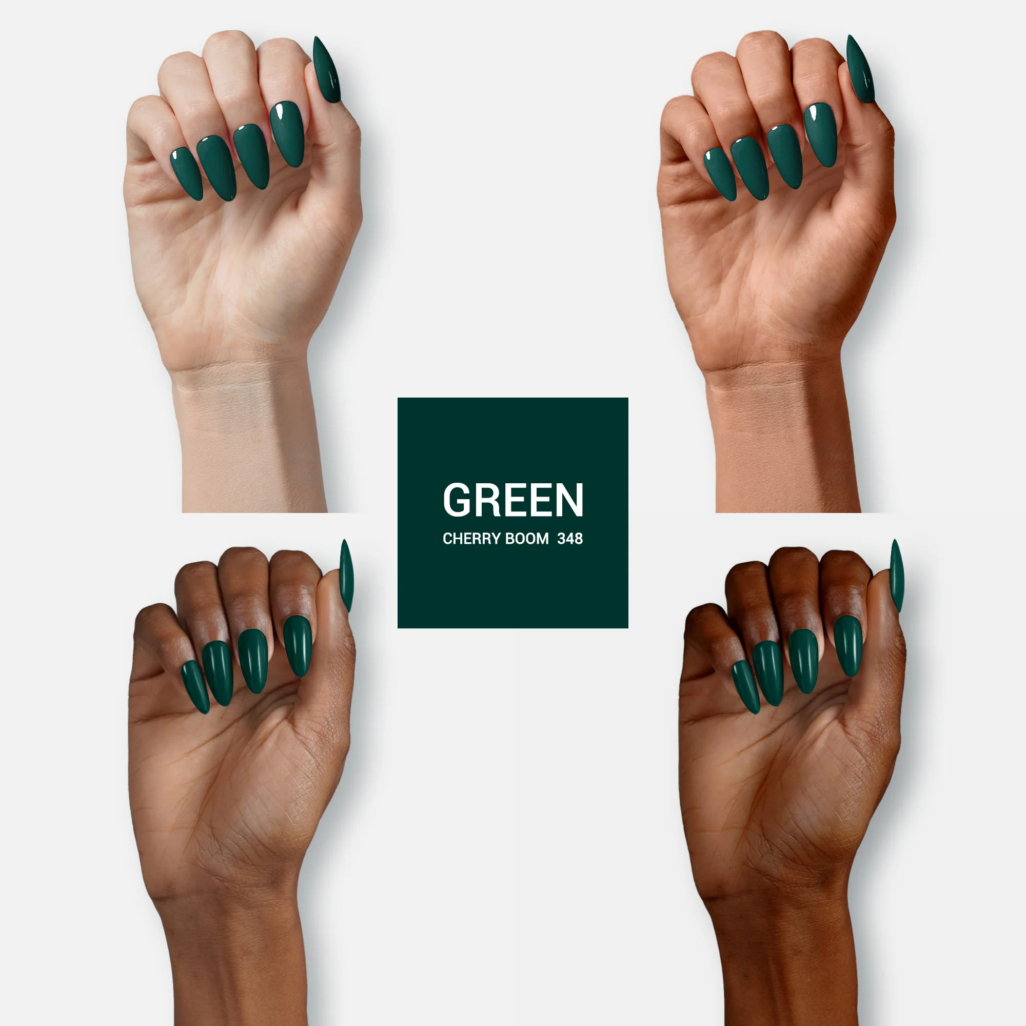348 Lush Moss - TPO-Free Thick Gel Nail Polish(15ml)