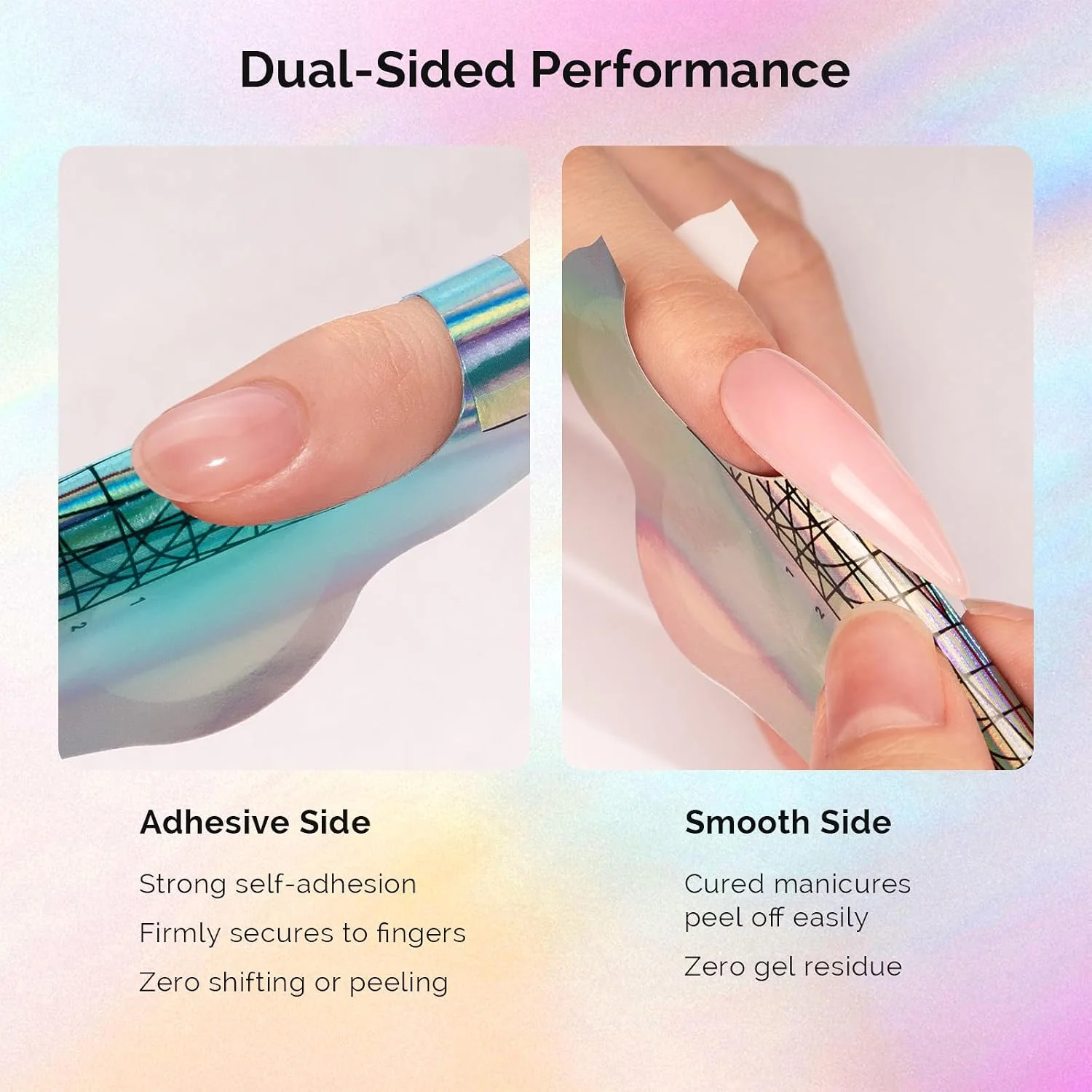 Nail Forms for Nail Extensions 100PCS with Multi-Shape Markings