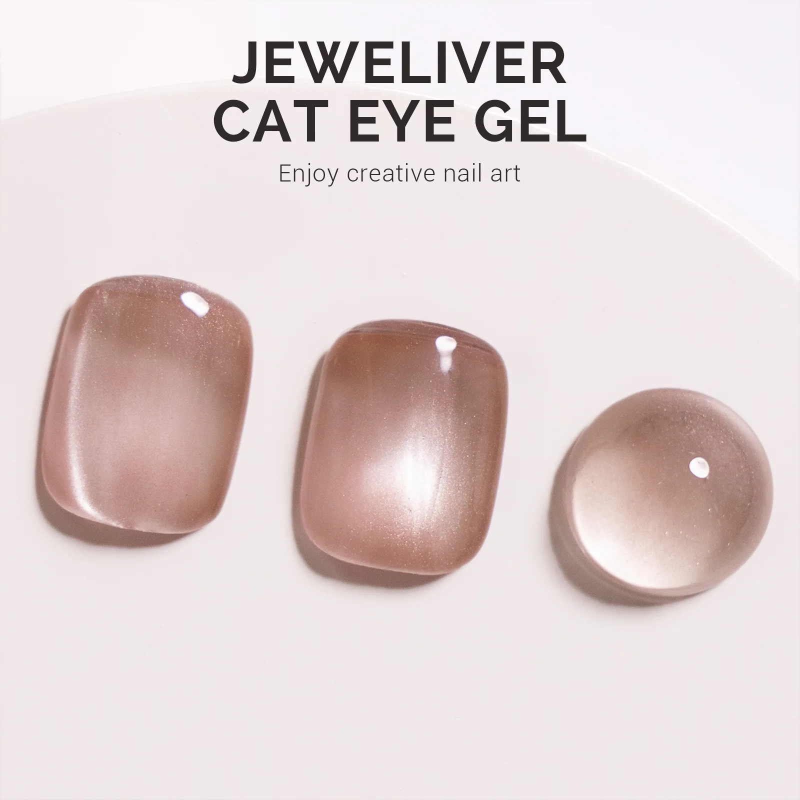 Jeweliver 猫眼凝胶指甲油 0.5 fl oz/15ml - 裸粉色 B5401