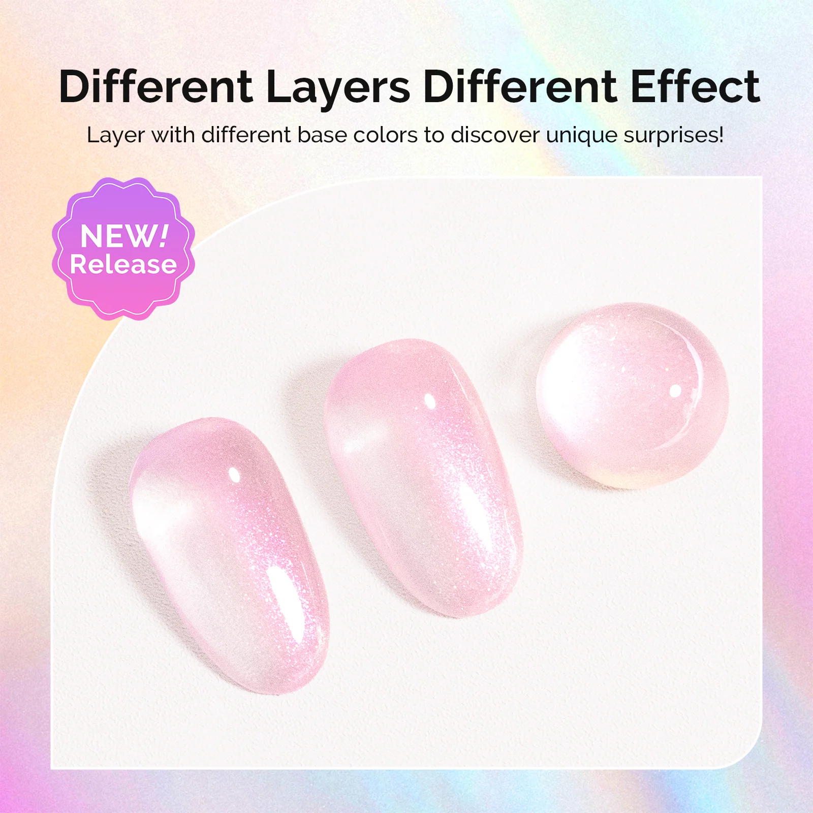 G2607 Shimmer Pearl Pink - TPO-Free Thick Gel Nail Polish(15ml)
