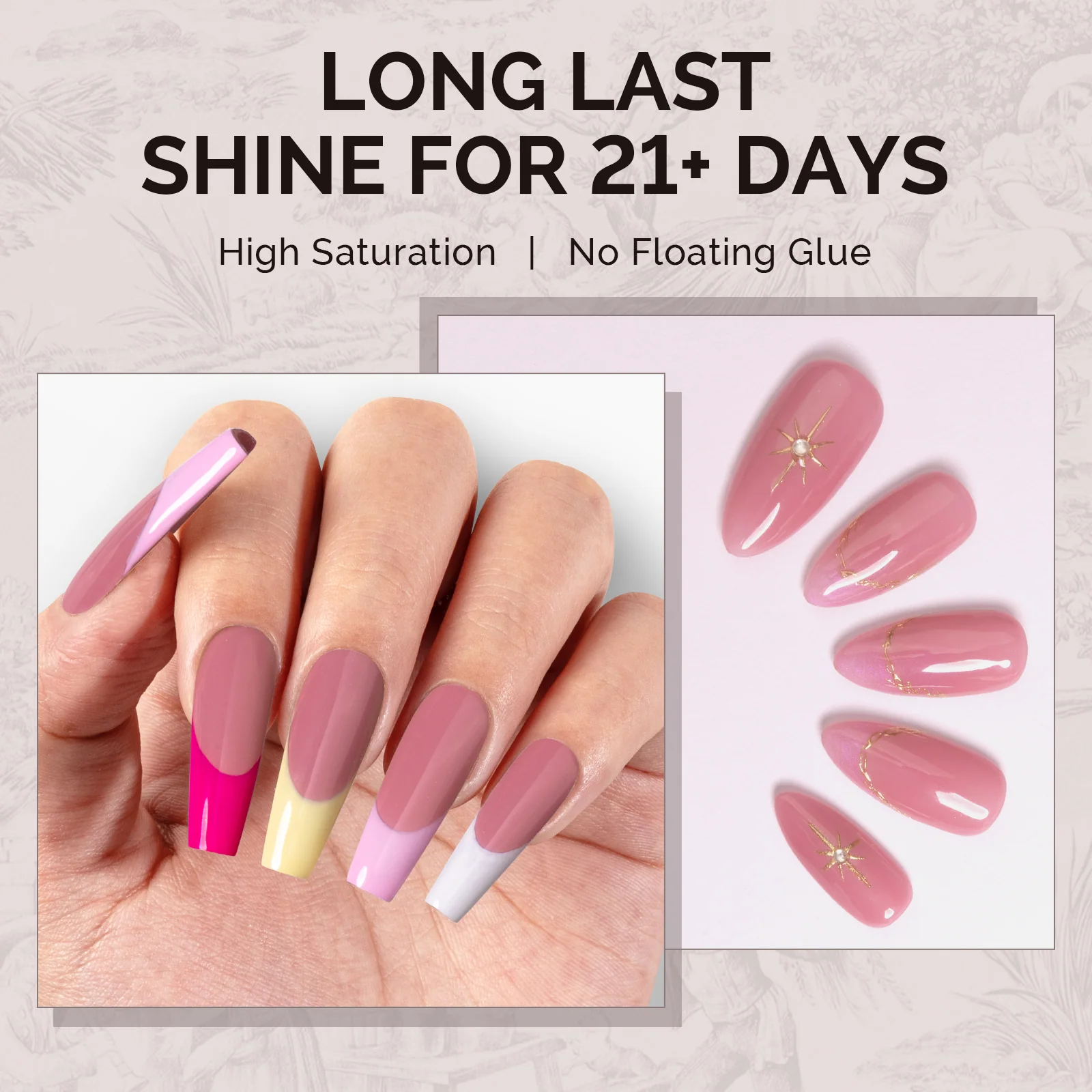 A2612 Jelly Pink - TPO-Free Faster UV Curing Gel Nail Polish(15ml)