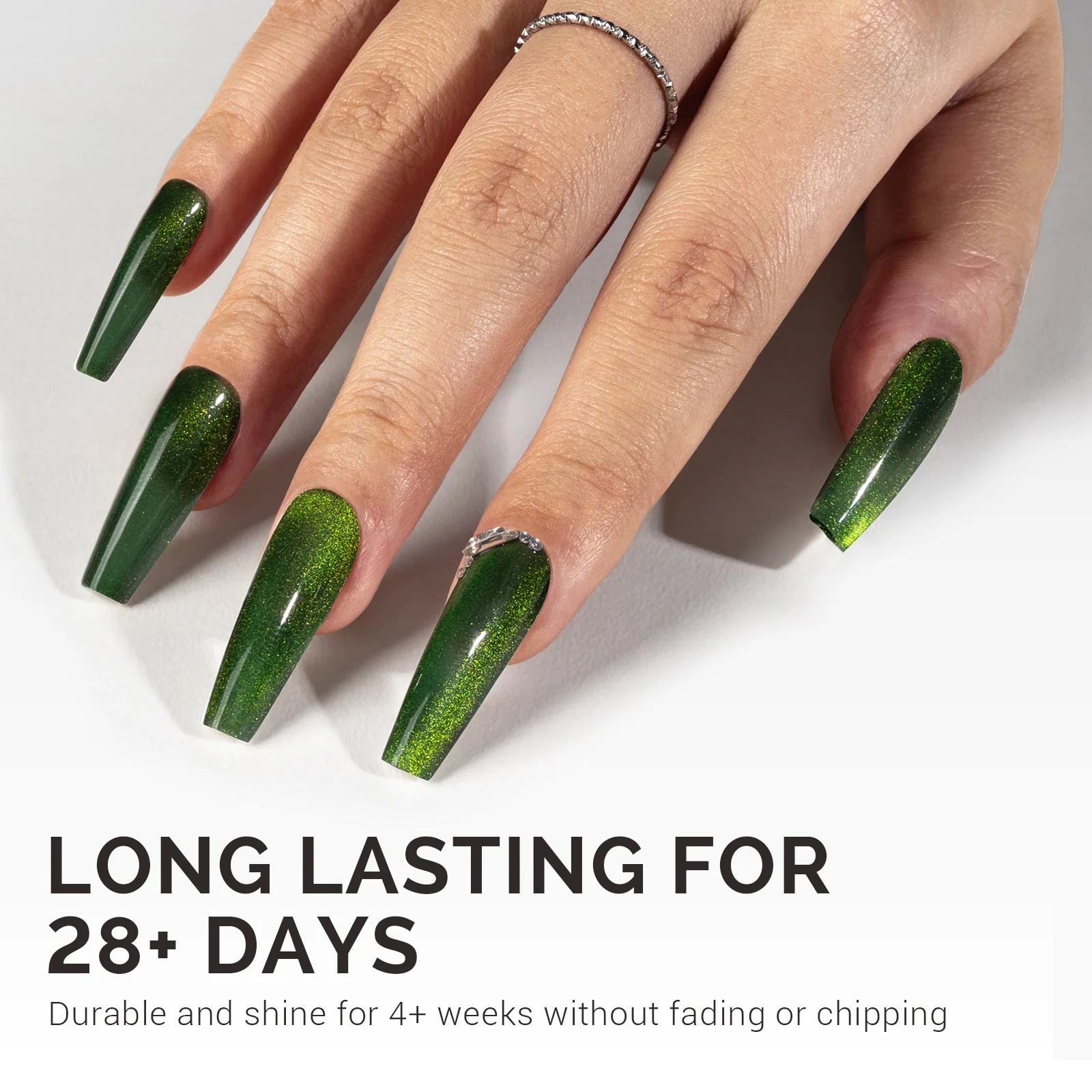 St. Patrick's Day Cat Eye Gel Nail Polish Gift Box with 6 Colors