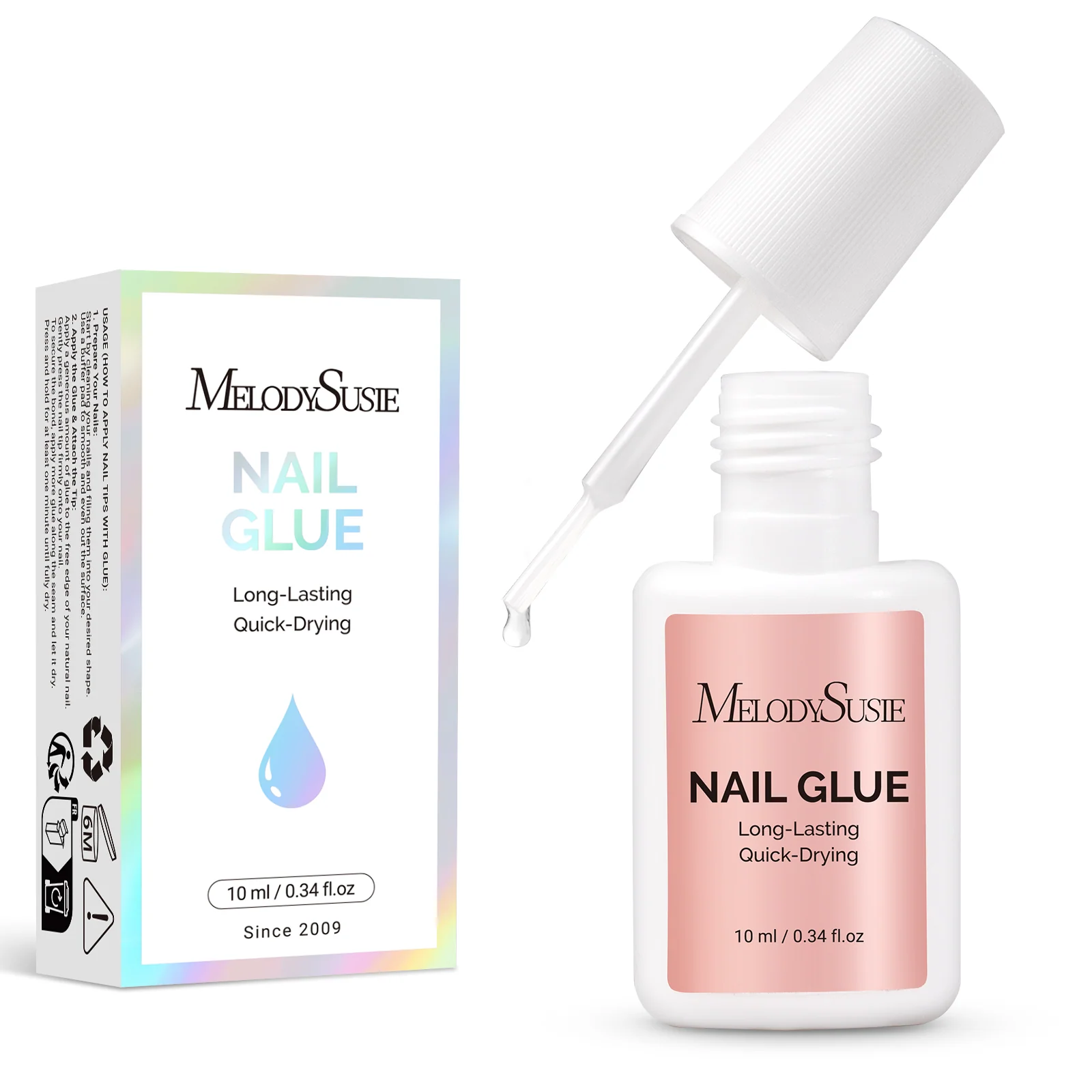Super Strong Fast-Drying Brush-On Nail Glue