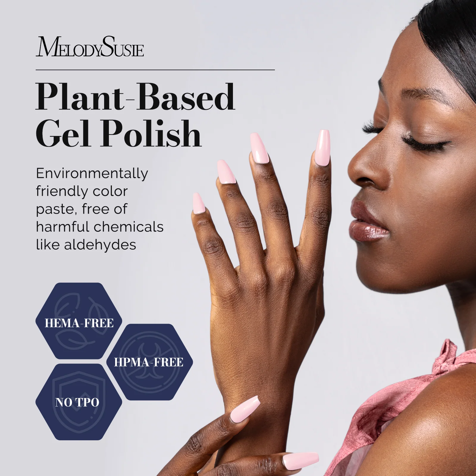Fleurwee HEMA-Free & HPMA-Free & TPO-Free Gel Nail Polish Plant-based 0.5 fl oz/15ml - P53 Bud Pinkish-White