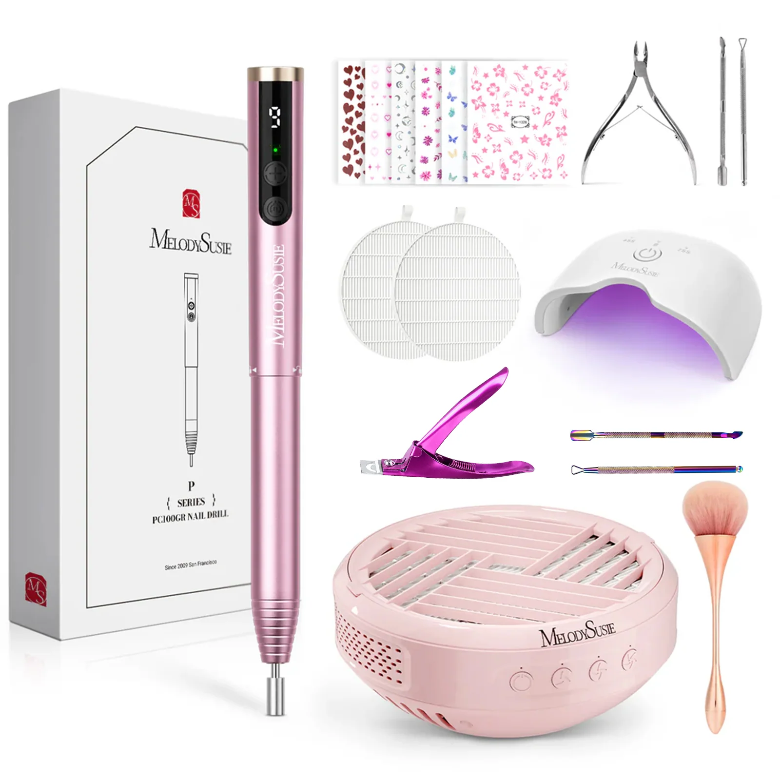 PocketNail PC100GR/PC100G Pen-Shaped Innovative Portable Rechargeable Nail Drill 20,000RPM