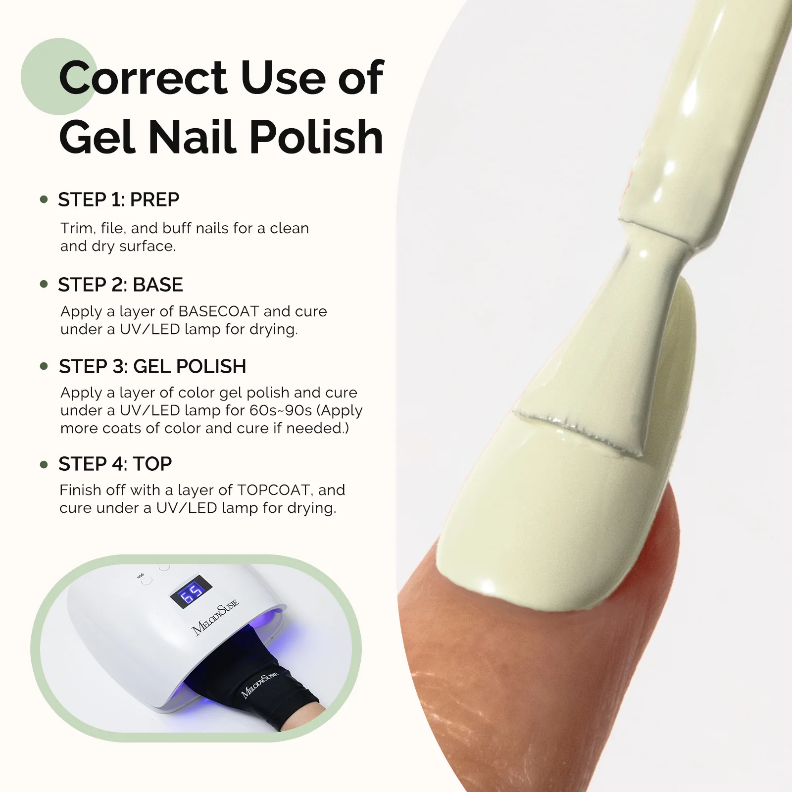 HEMA-Free Gel Nail Polish 0.5 fl oz/15ml in K0933 Thick Beige