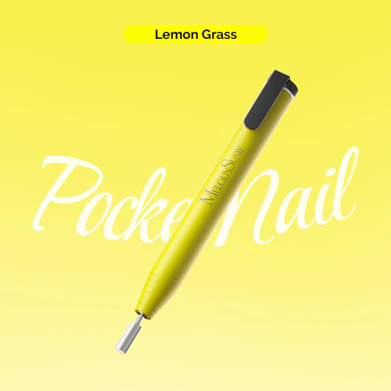 PocketNail PC100GR/PC100G Pen-Shaped Innovative Portable Rechargeable Nail Drill 20,000RPM