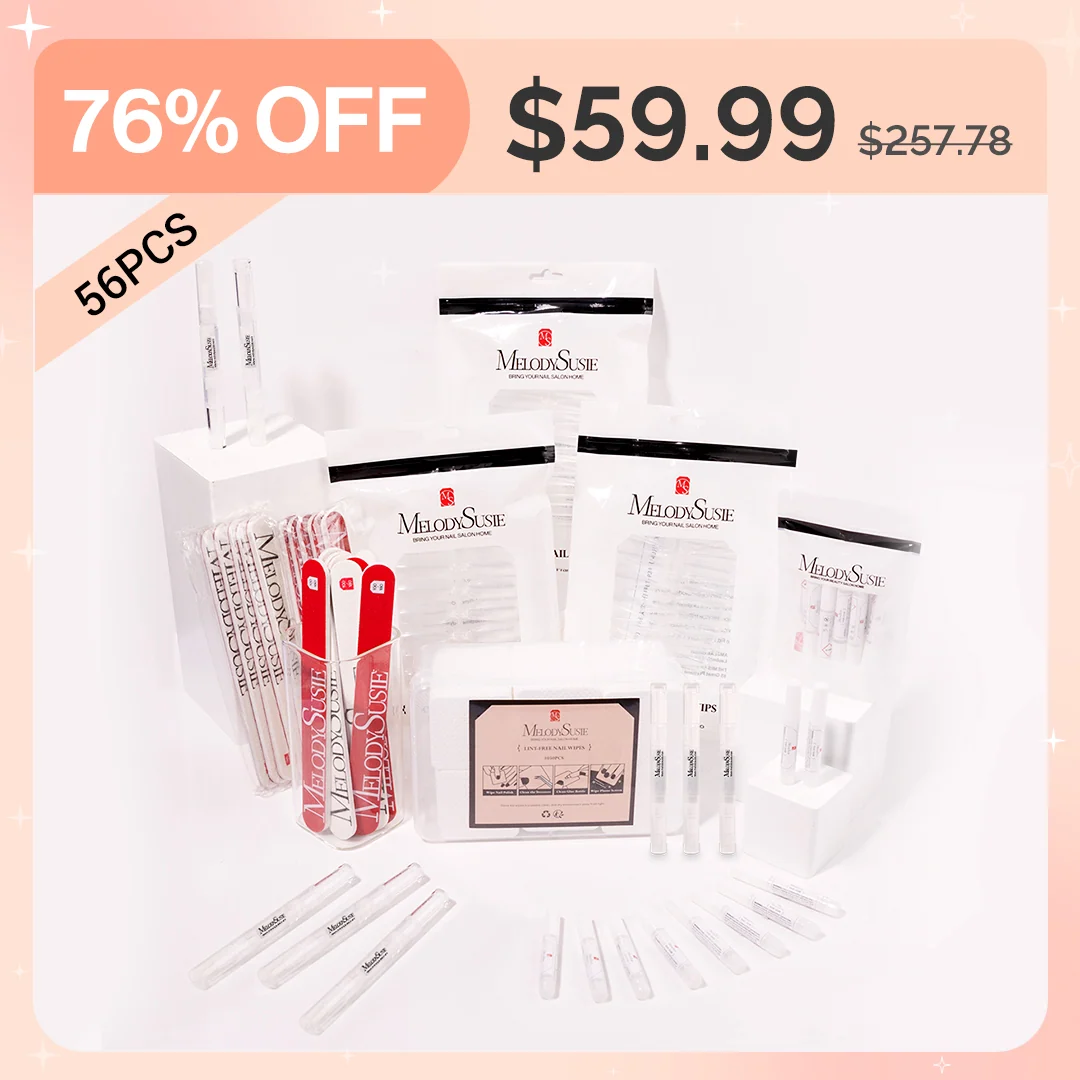 Nail Supplies Pack with Acrylic Liquid and Dip Powder Collection