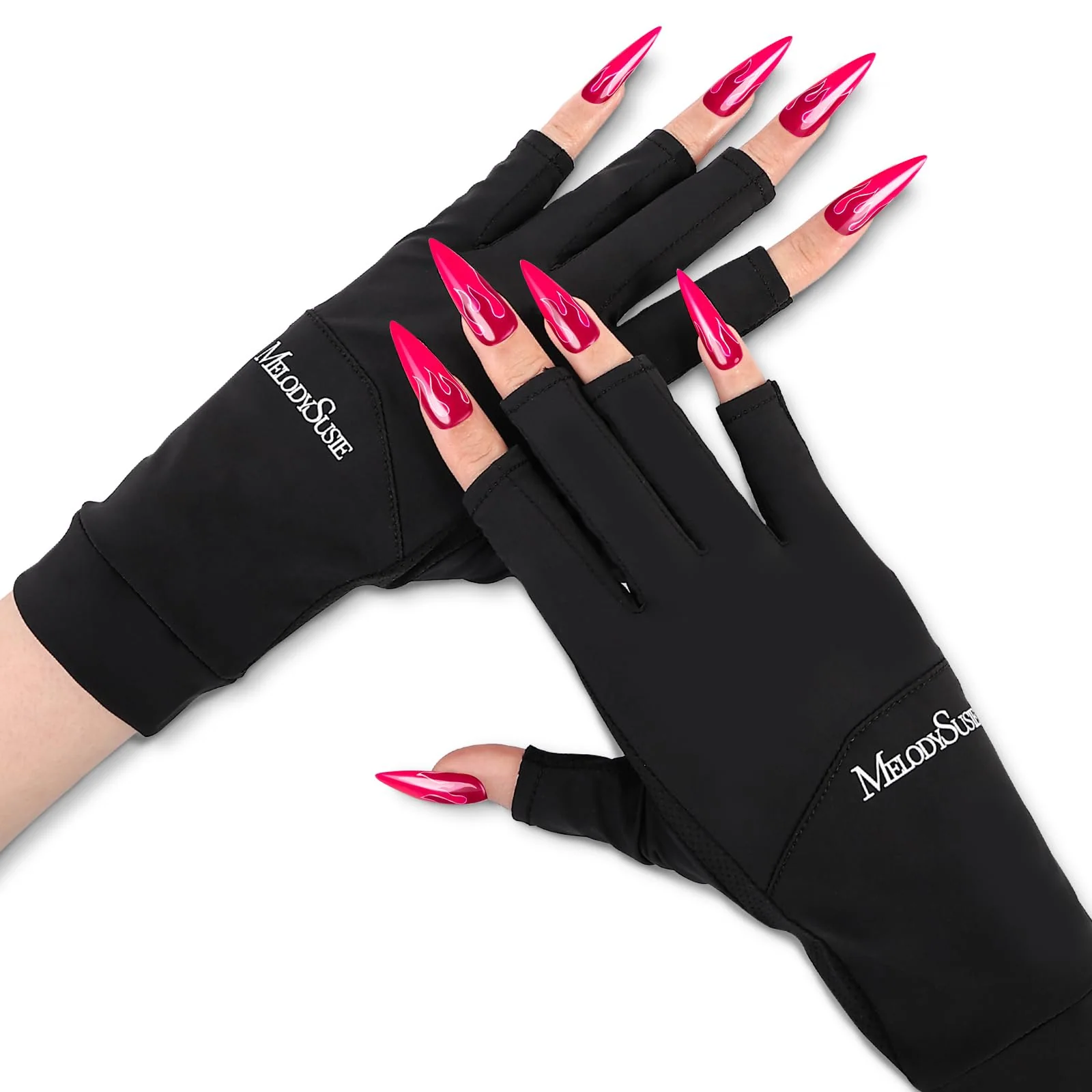 Premium UV Shield Manicure Gloves for Nail Care and Outdoor Sun