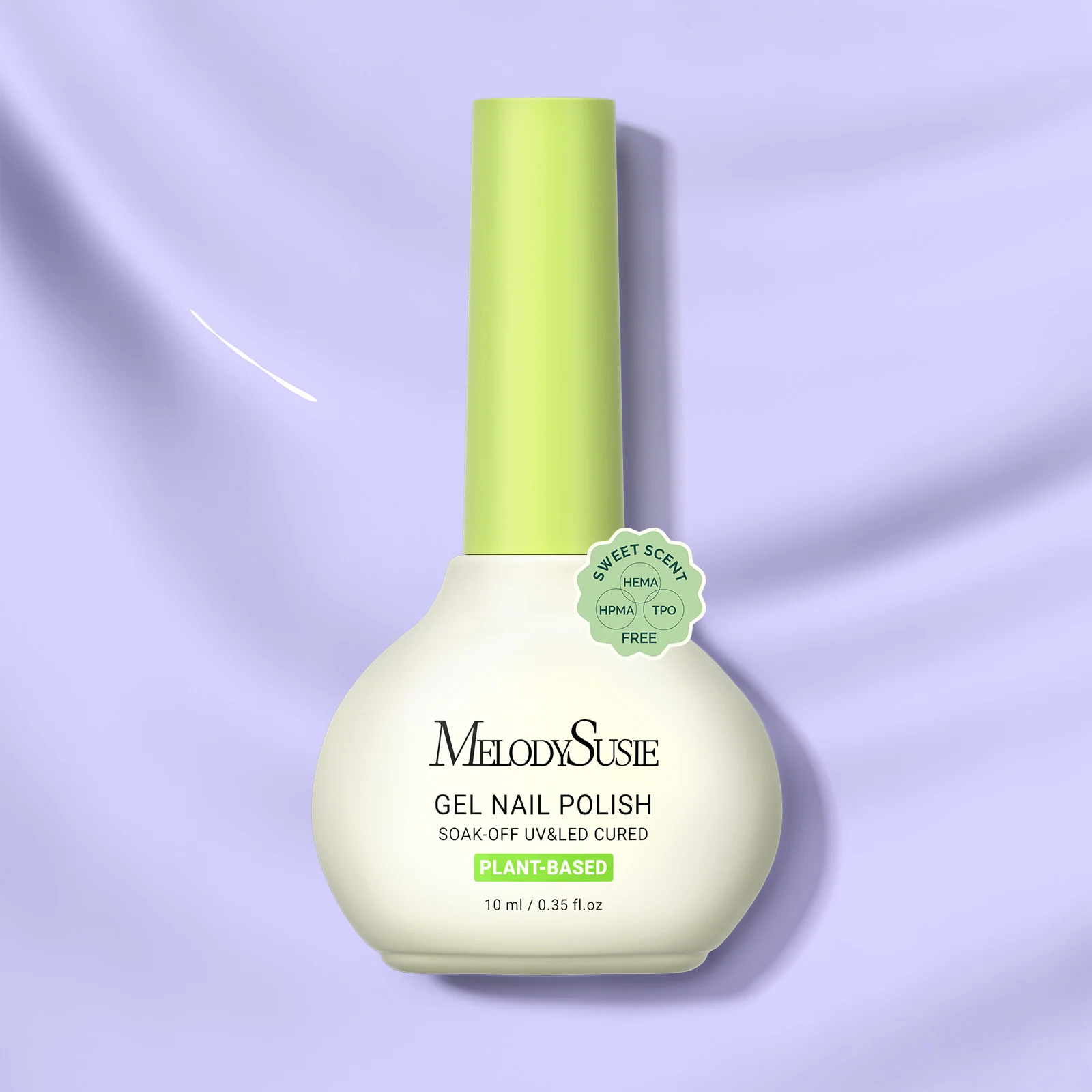 甜美香氛植物基甲油胶，不含HEMA和TPO 10ml/0.34 fl oz