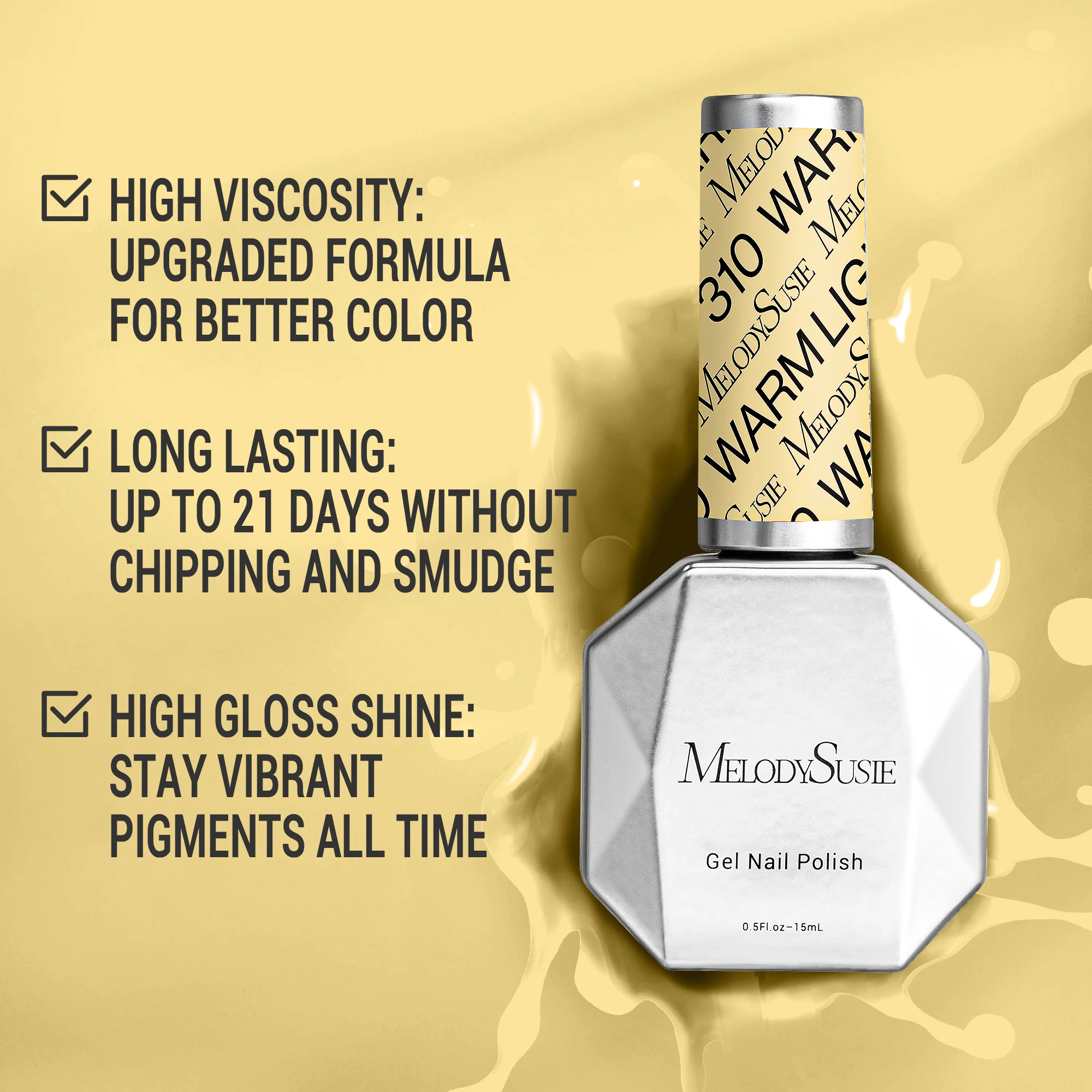 310 Warm Light - TPO-Free Thick Gel Nail Polish(15ml)
