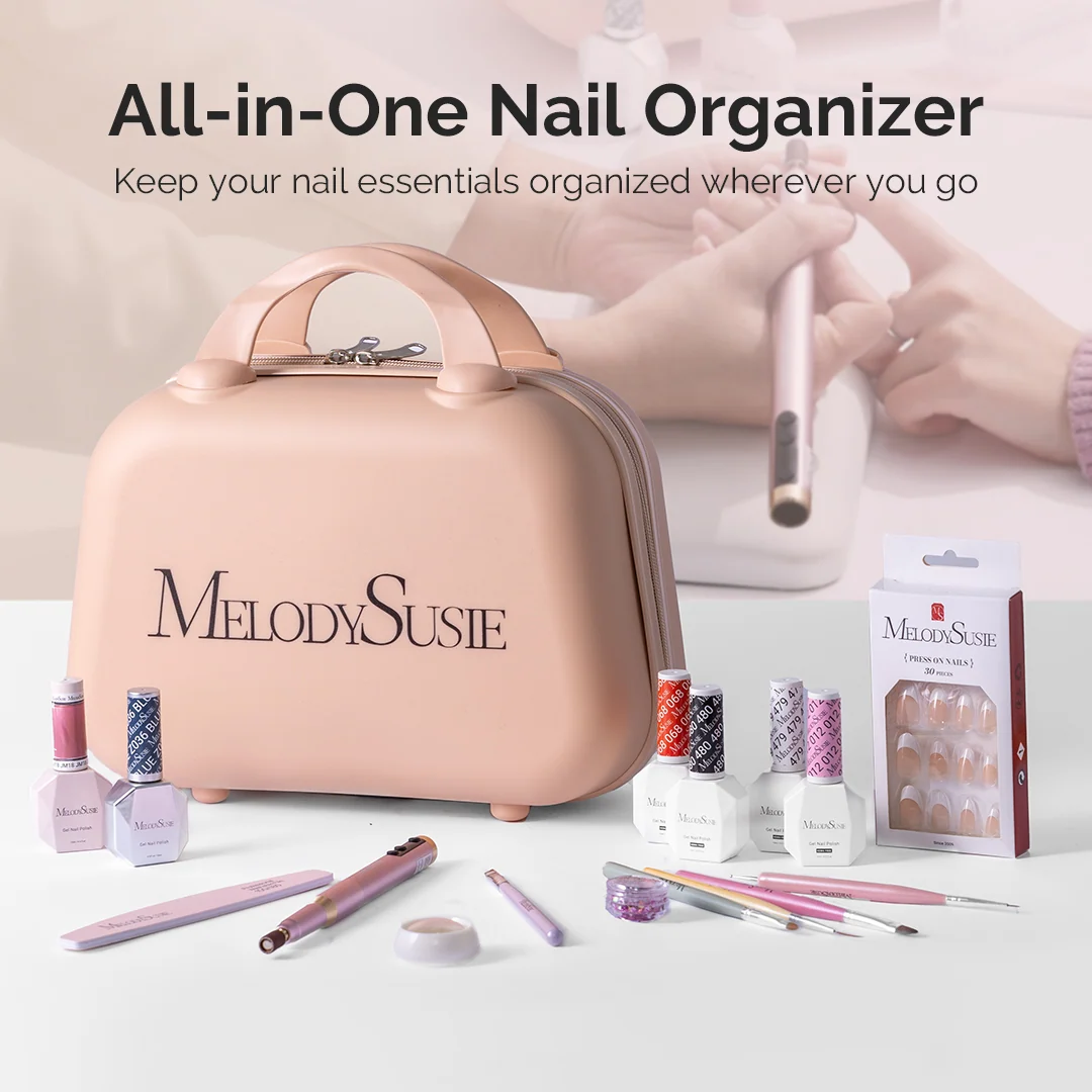 Nail Kit Storage Organizer Bag in 14inch