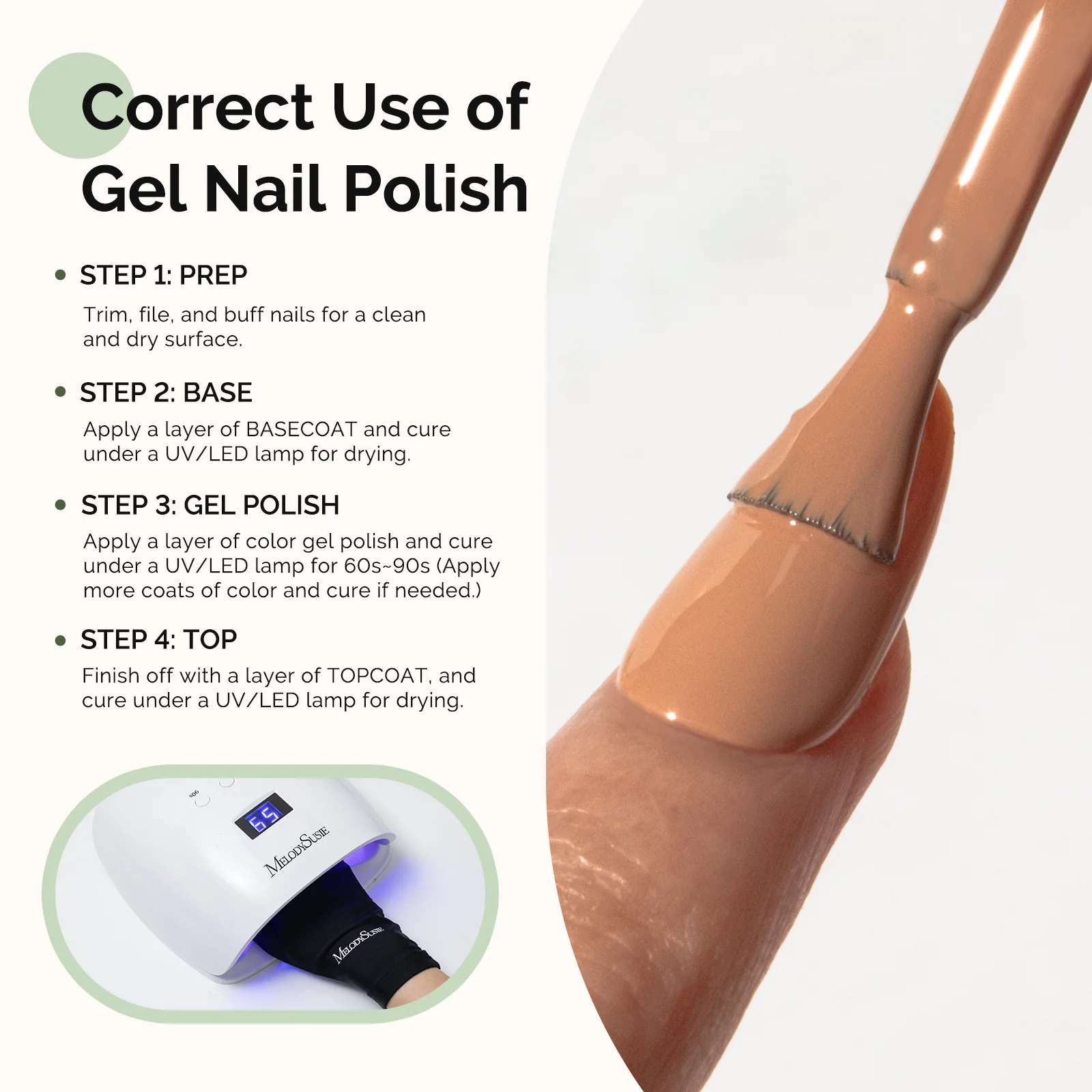 377 Caramel Brown HEMA-Free Gel Nail Polish 0.5 fl oz 15ml