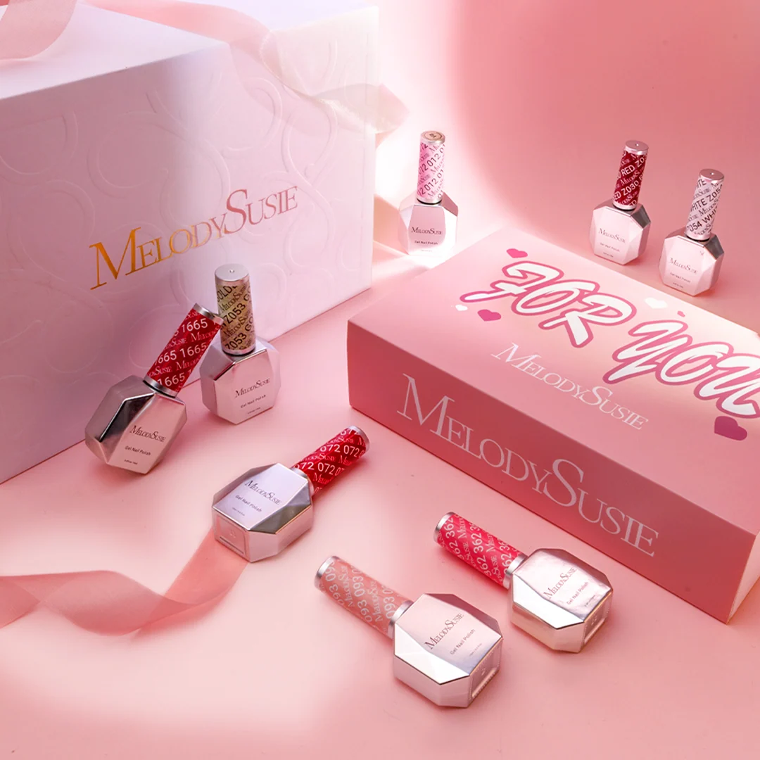 Lovely Sweetheart TPO-Free Thick Gel Nail Polish Gift Box with 8 Colors