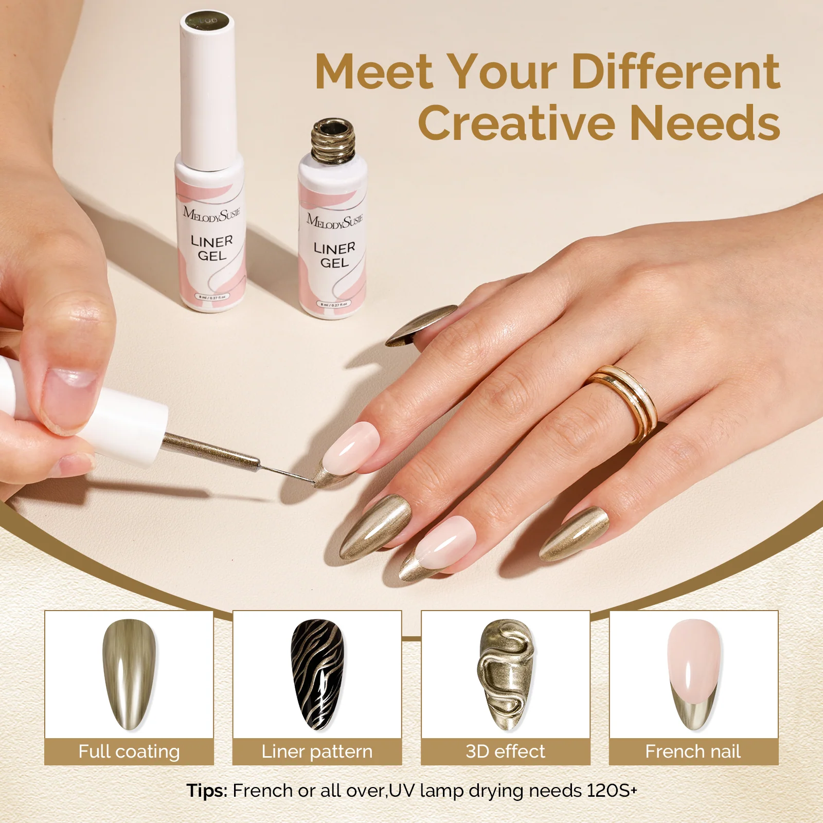 Liner Gel Nail Art Polish 8ml
