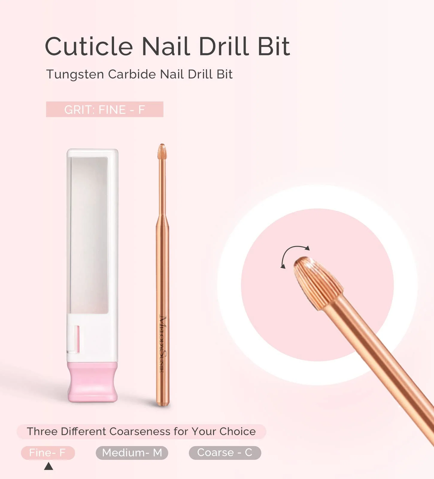 Tungsten Carbide Nail Cleaner Nail Drill Bit