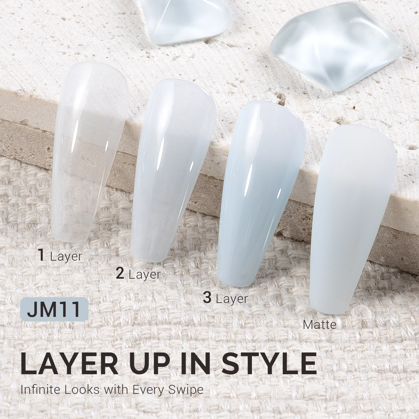 Jeweliver Jelly TPO-Free Gel Polish 15ml Blue Aquamarine JM11