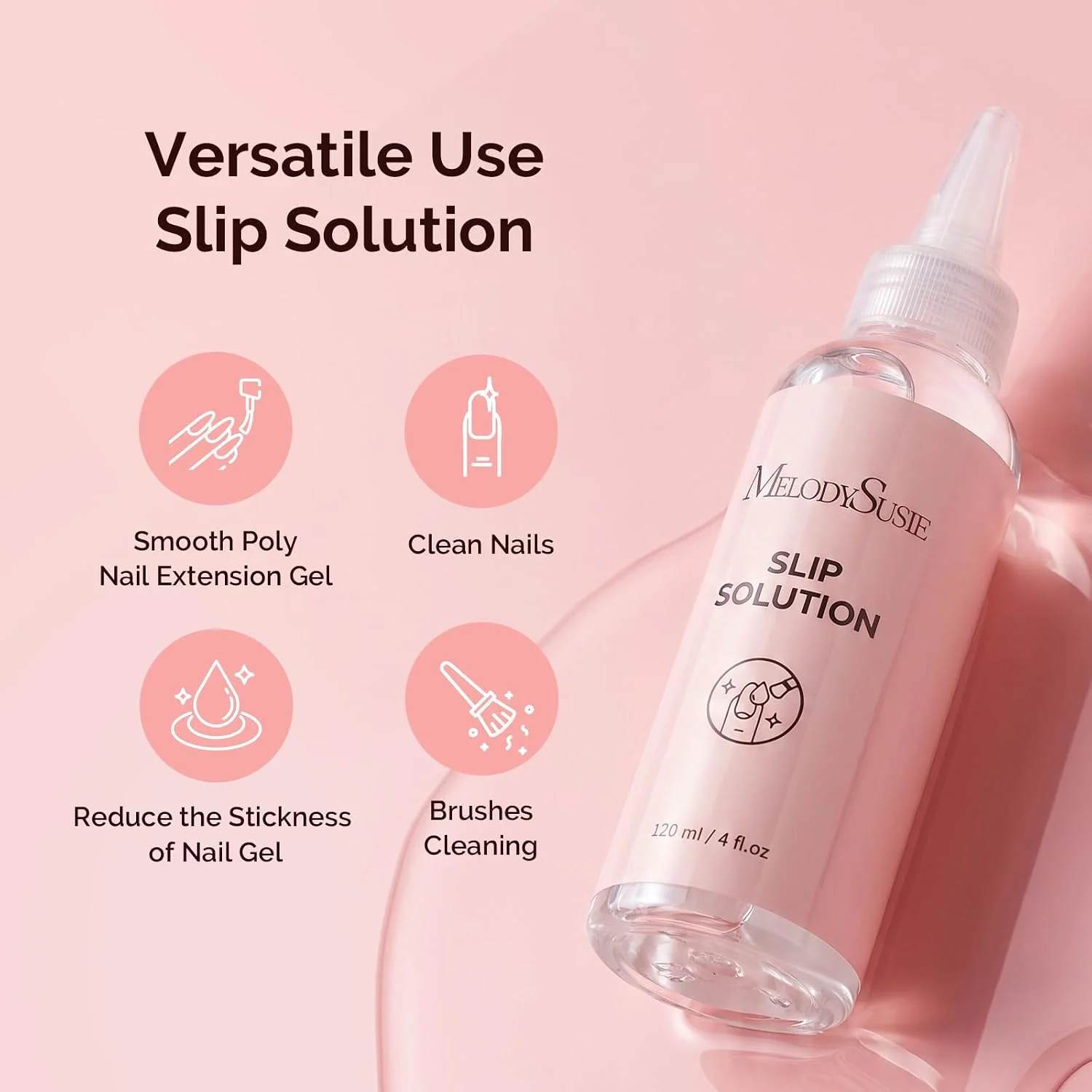 Poly Gel 防粘顺滑液 120ml 附双头刷