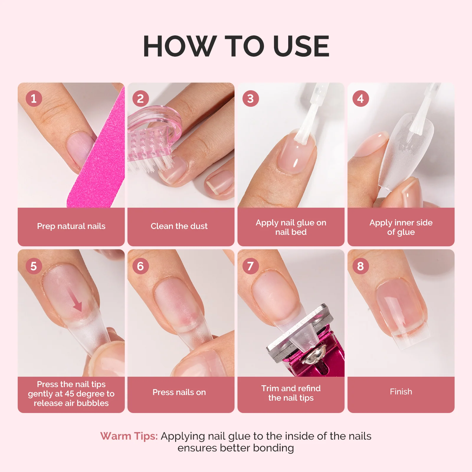 Super Strong Fast-Drying Brush-On Nail Glue