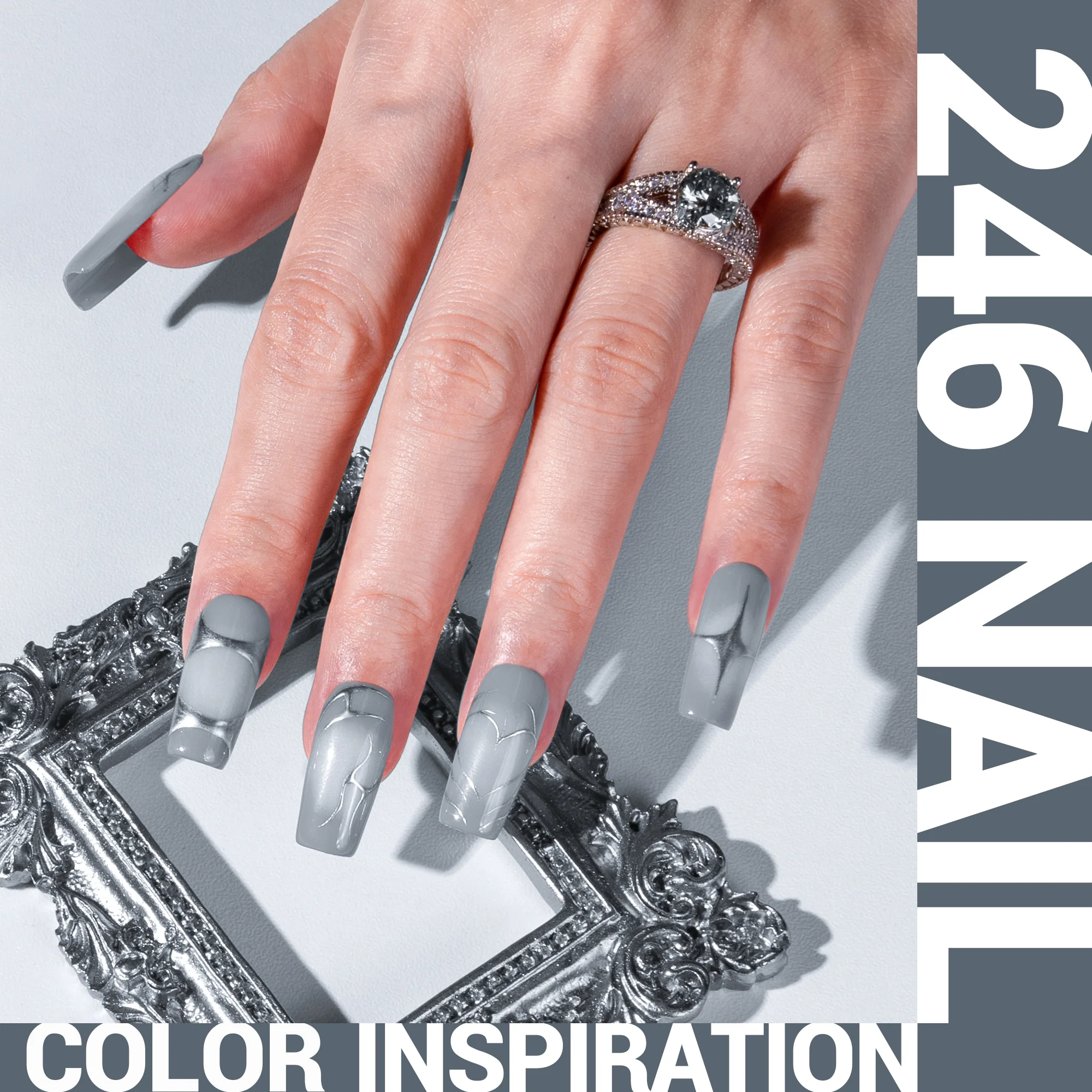 246 Blue Gray - 无TPO浓稠甲油胶(15ml)