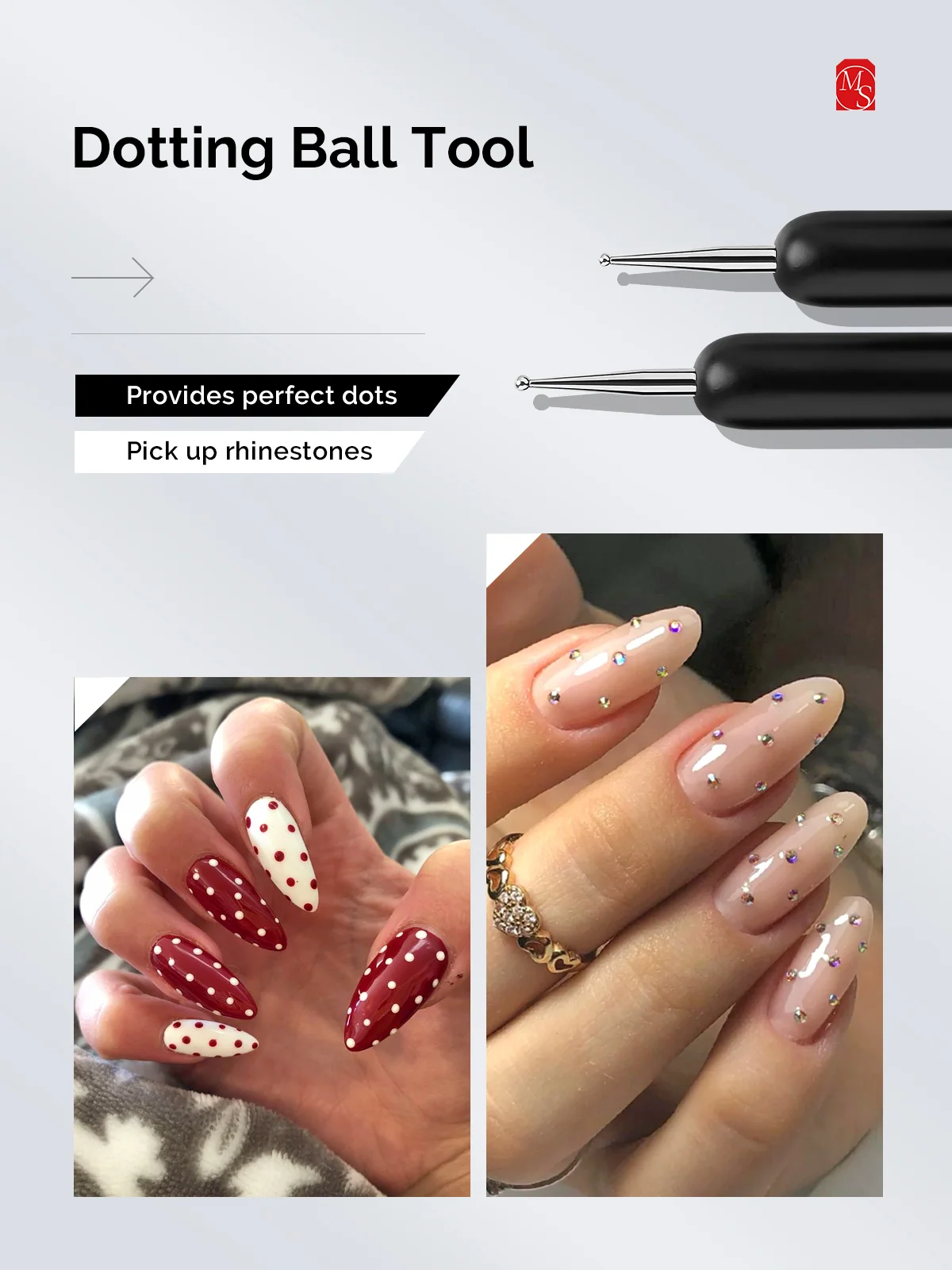 Nail Art Brushes Set (6Pcs) for Detailed Nail Designs - US Only