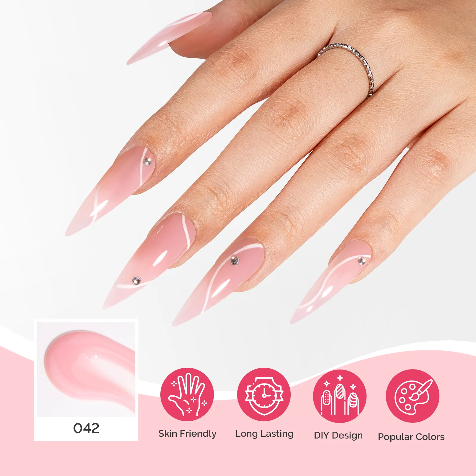 HEMA-Free & TPO-Free Poly Nail Extension Gel – 60g