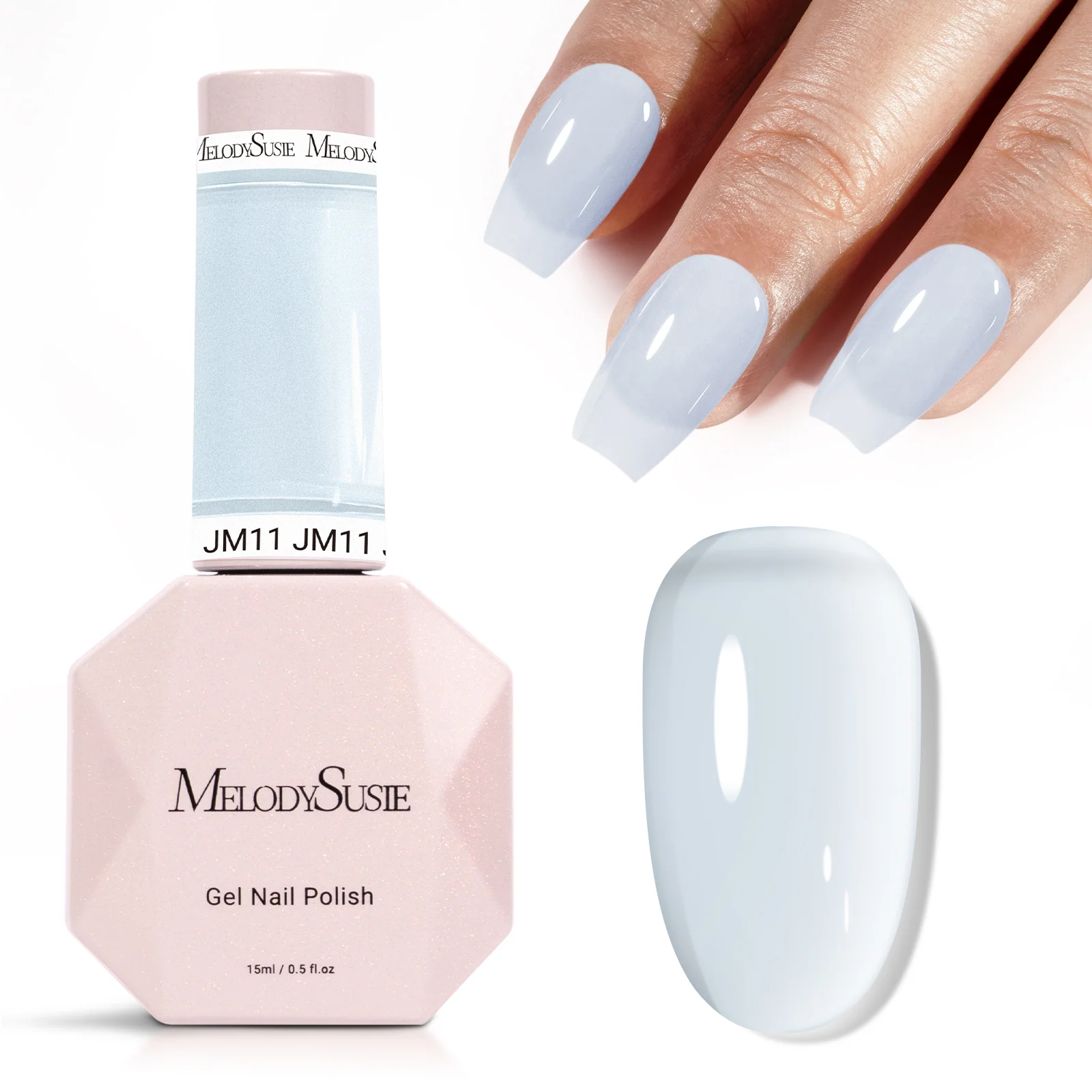 Jeweliver Jelly TPO-Free Gel Polish 15ml Blue Aquamarine JM11