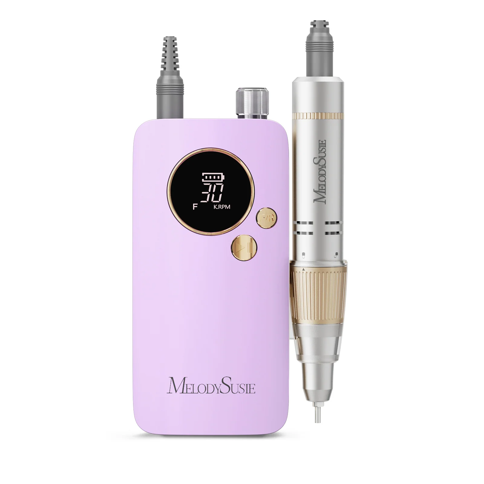 SC320F Clip-On Rechargeable Nail Drill 30,000RPM in Purple