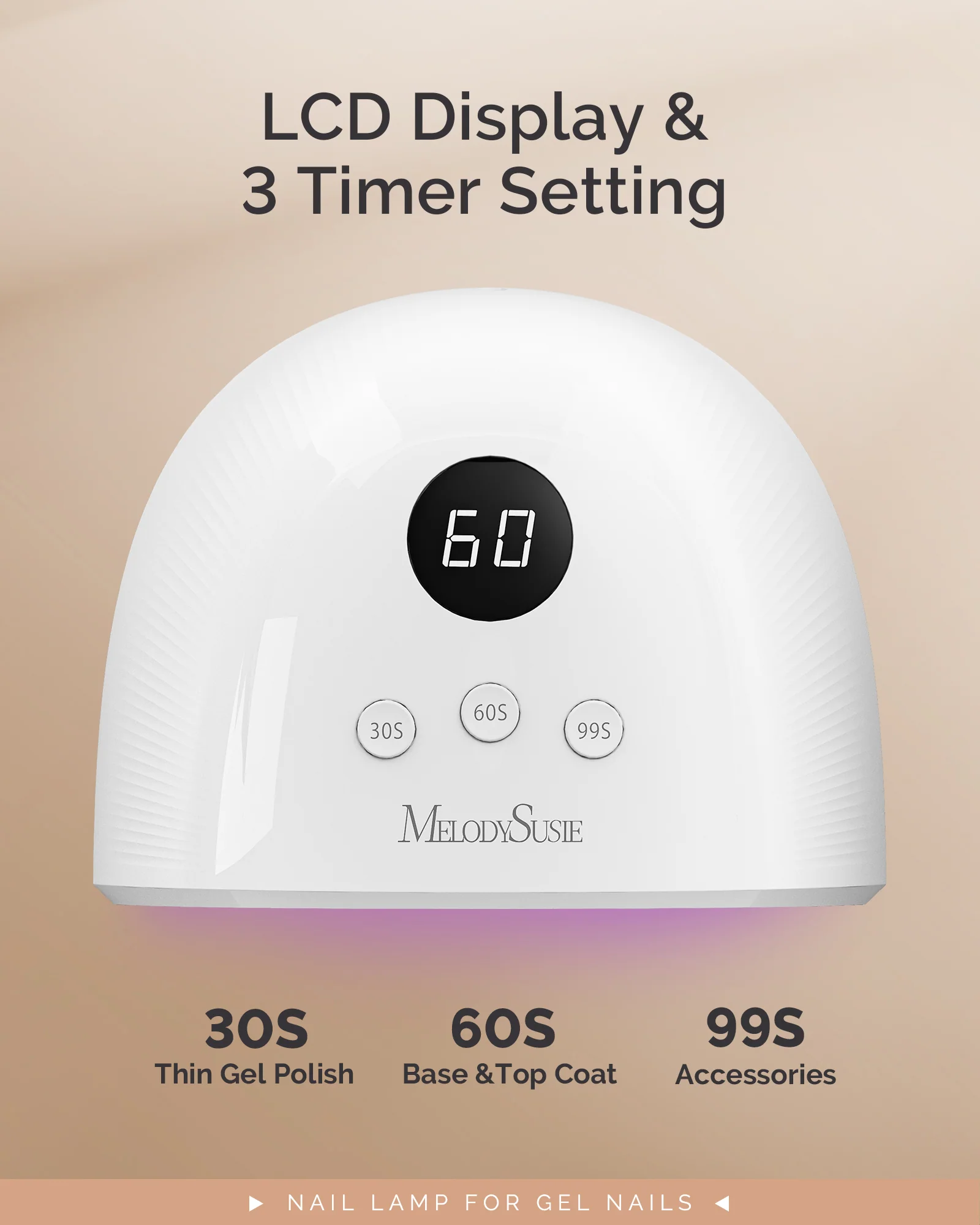 P-PLUS30F Plus30F 带自动感应与3档定时的UV LED美甲灯