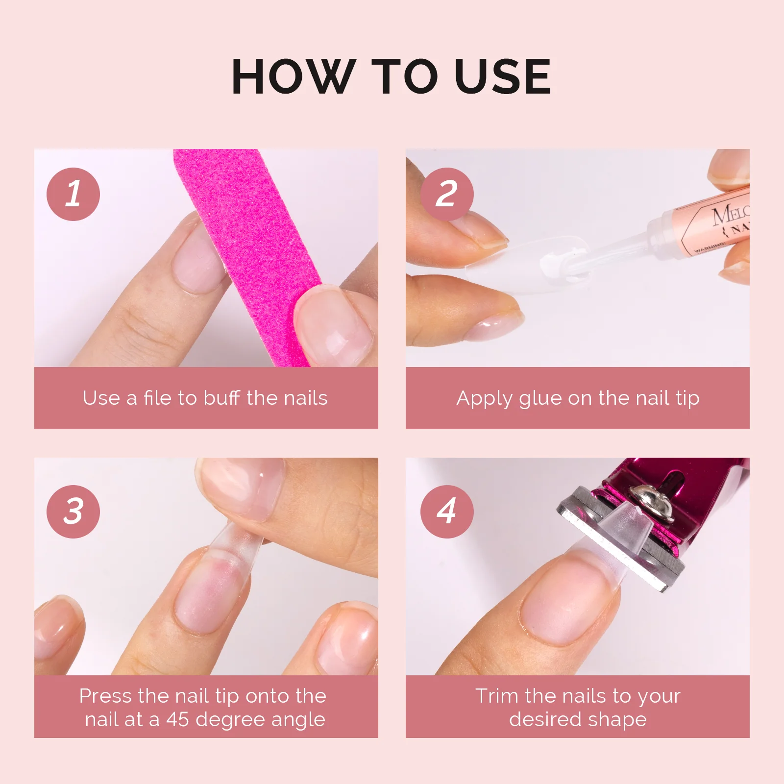 Super Strong Fast-drying Nail Glue 0.07oz