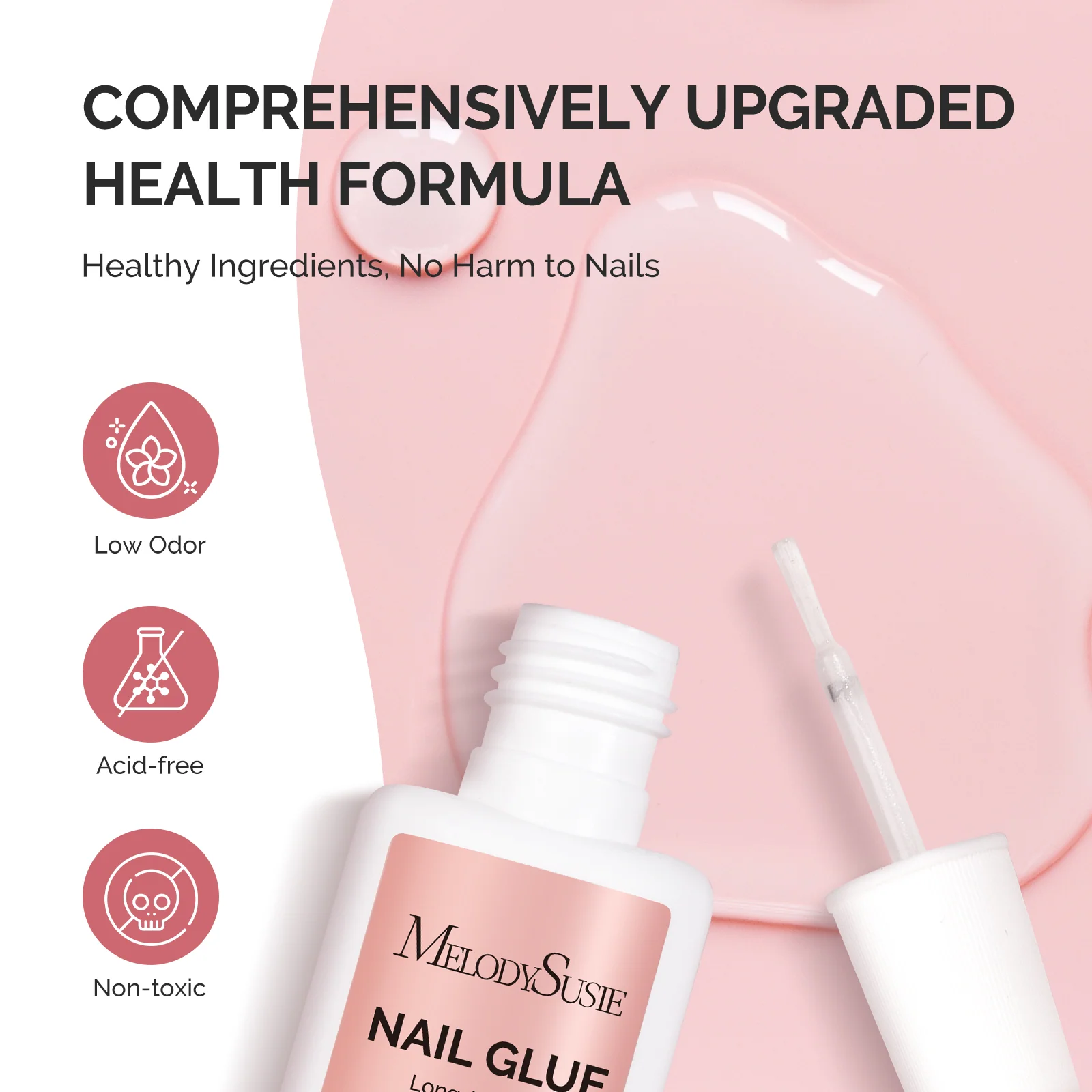 Super Strong Fast-Drying Brush-On Nail Glue