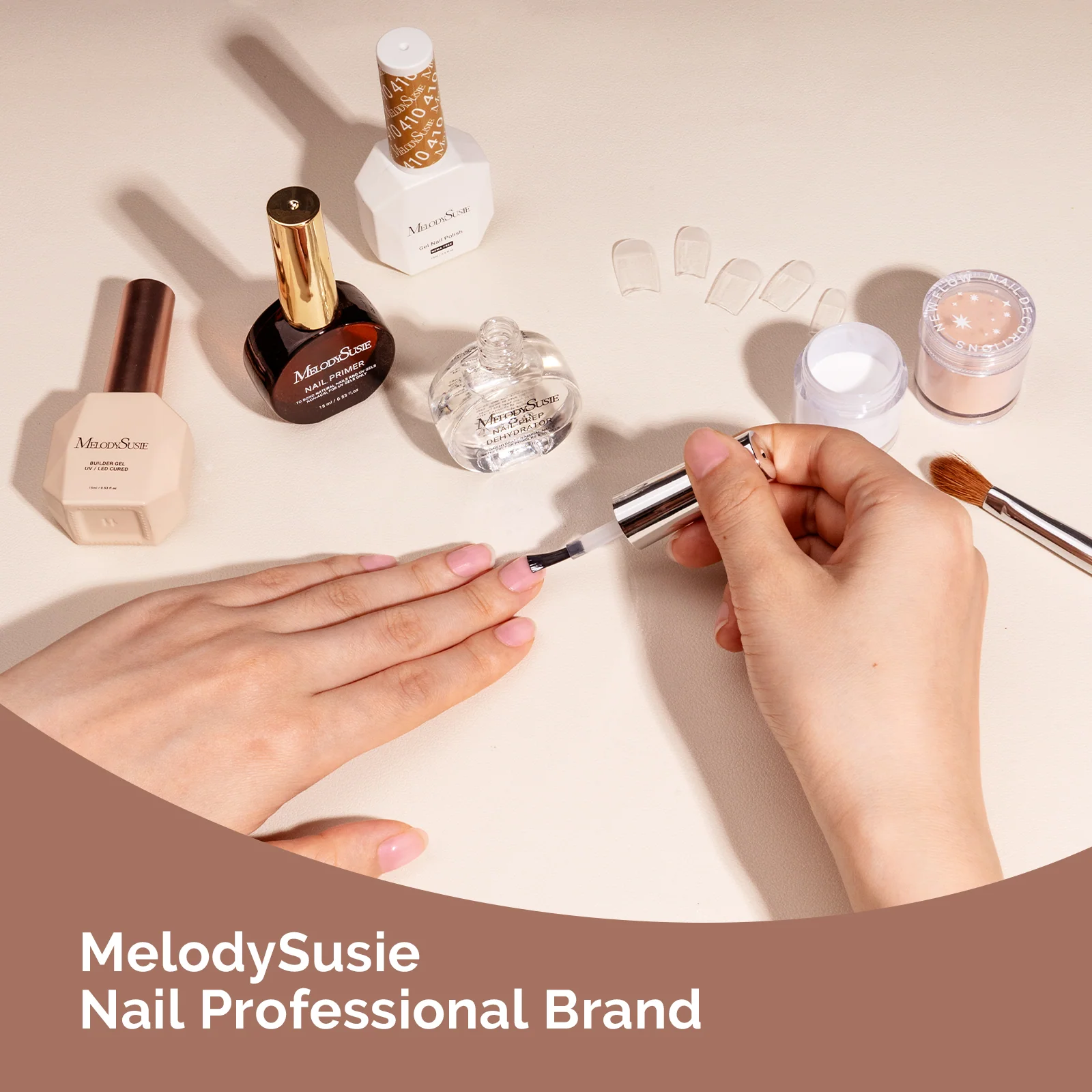 Nail Art Student Training Kit 2 with Gel Essentials and Liner Brushes