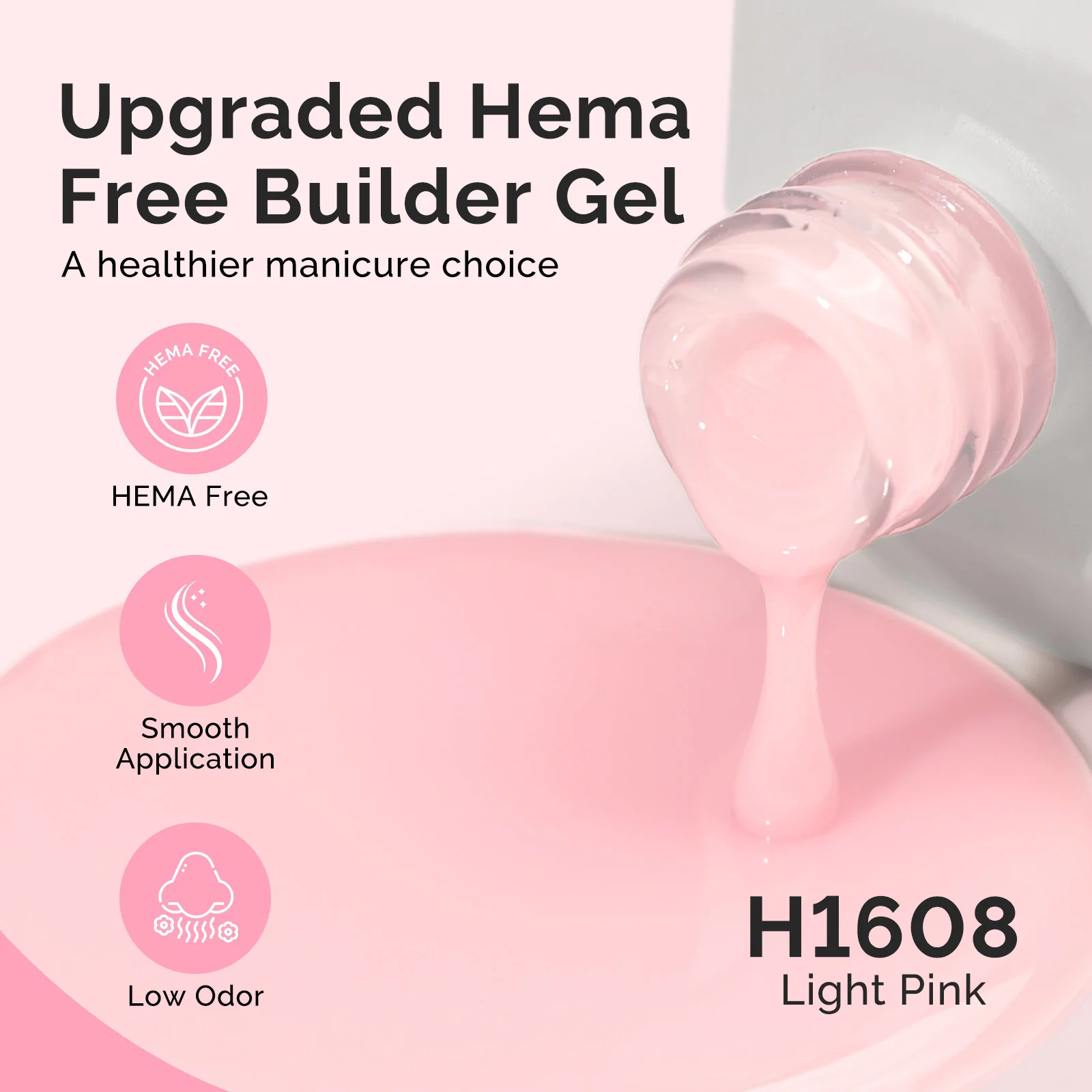 HEMA-Free & TPO-Free 建构甲油胶 15ml、15ml