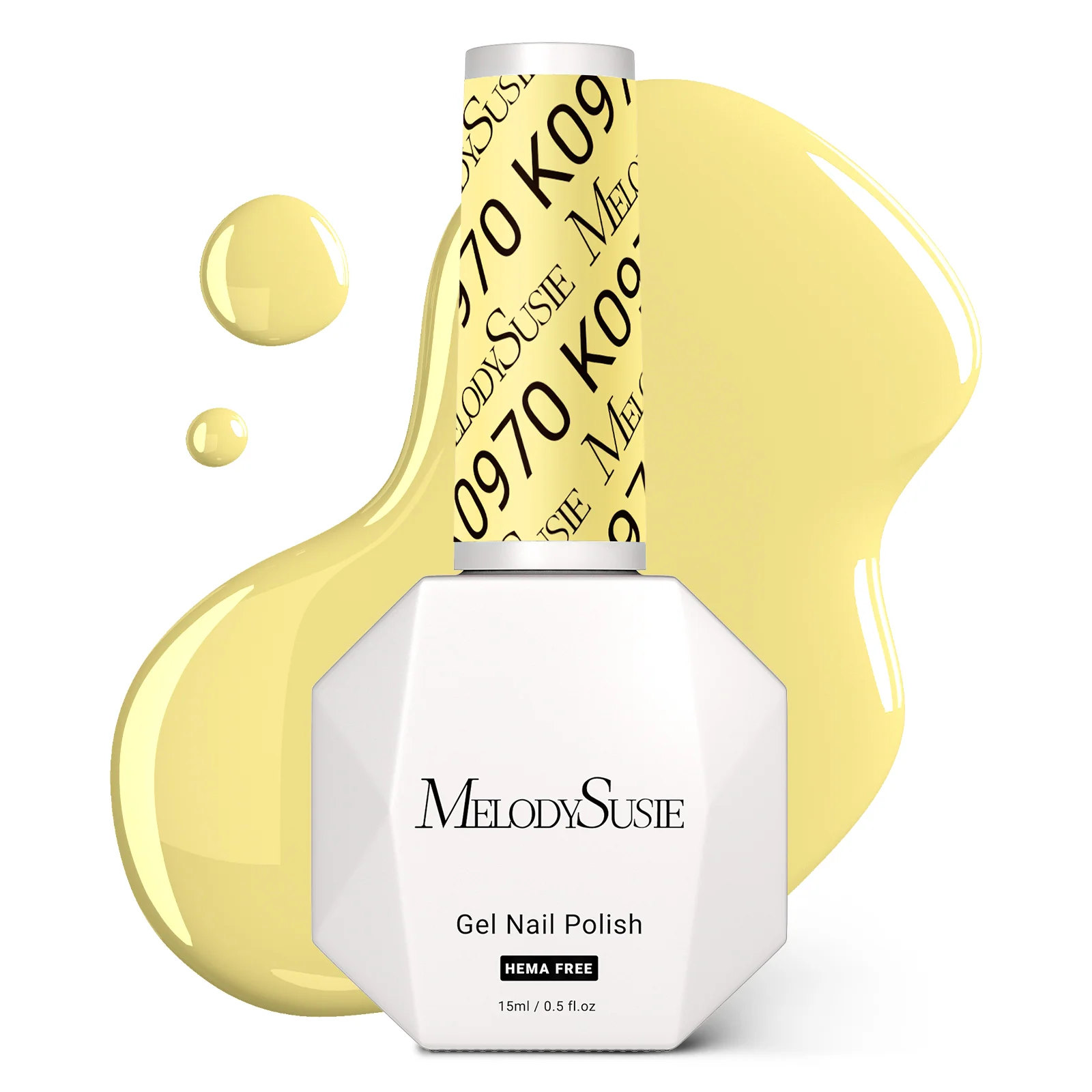 HEMA-Free Gel Nail Polish 0.5 fl oz/15ml in Thick Light Yellow K0970