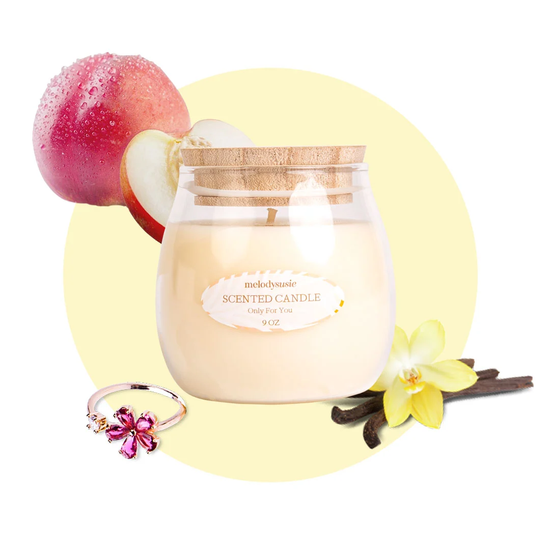 Large Jar Fortune Gift Scented Candles (9 oz)