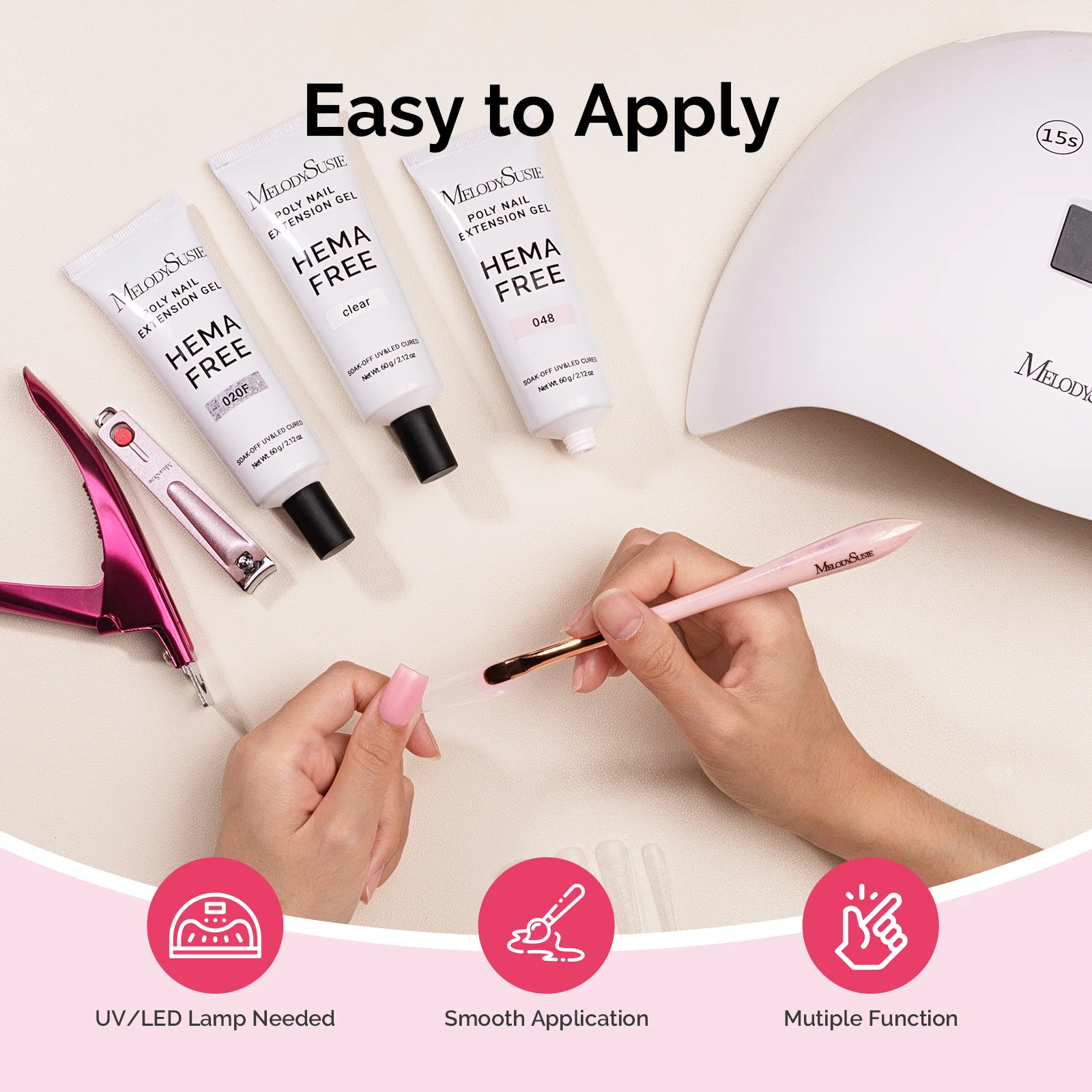 Nail Art Student Training Kit 2 with Gel Essentials and Liner Brushes