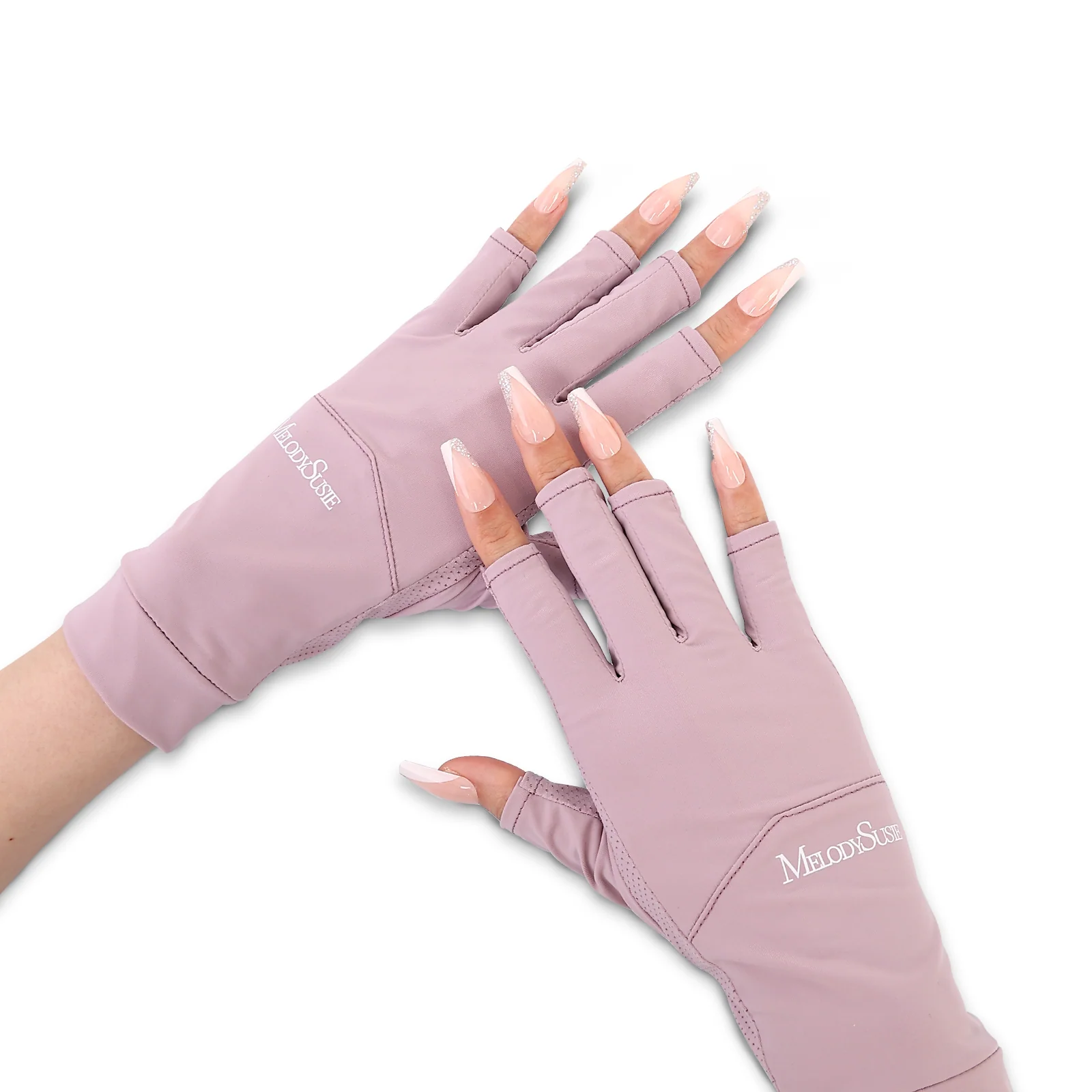 Premium UV Shield Manicure Gloves for Nail Care and Outdoor Sun