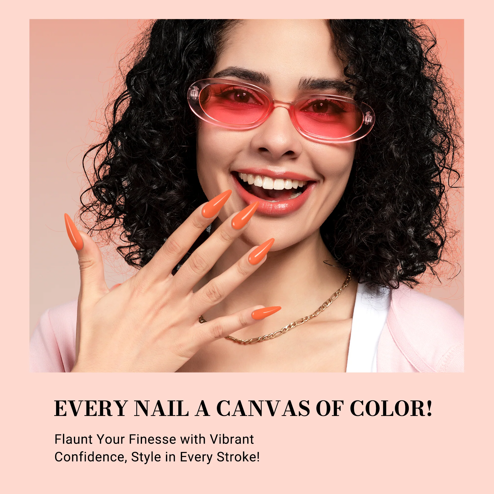 227 Blood Orange TPO-Free Thick Gel Nail Polish 15ml