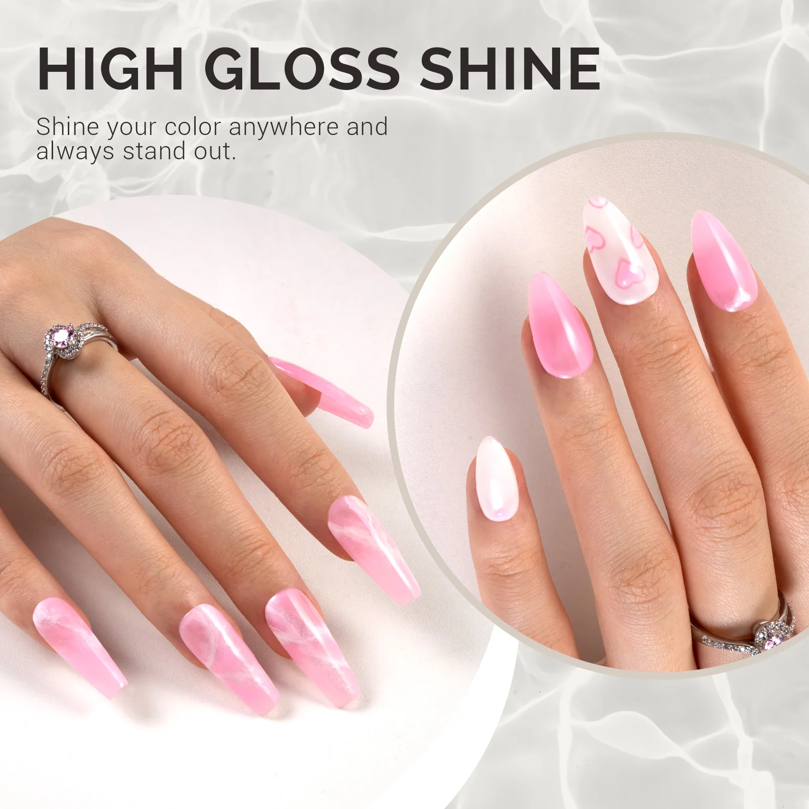 Jeweliver Jelly TPO-Free Gel Polish 15ml - Pink Diamond - JDZ63